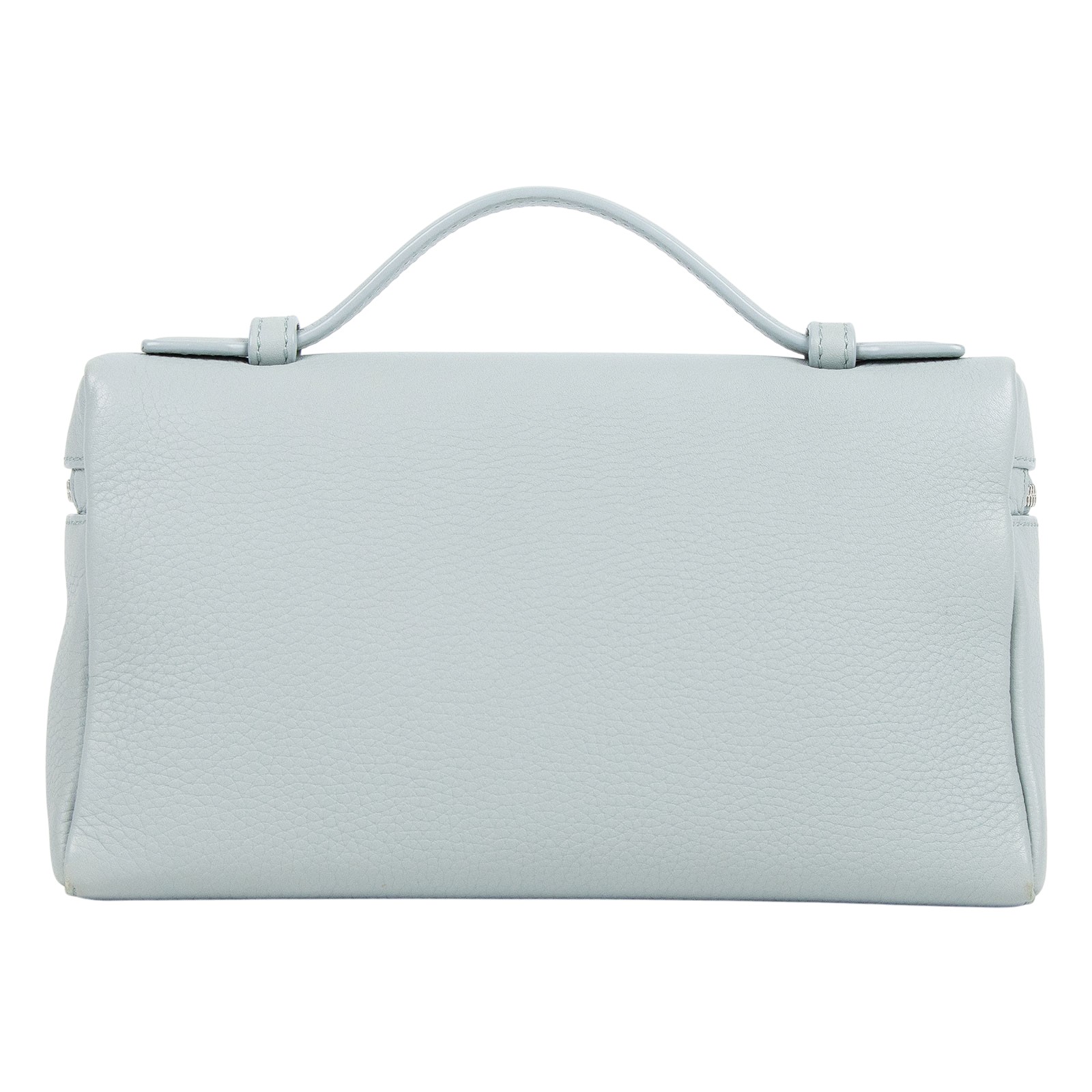 諾悠翩雅 LORO PIANA Extra Pouch L19 手拿包 FAN4045 灰藍L19包 防塵袋