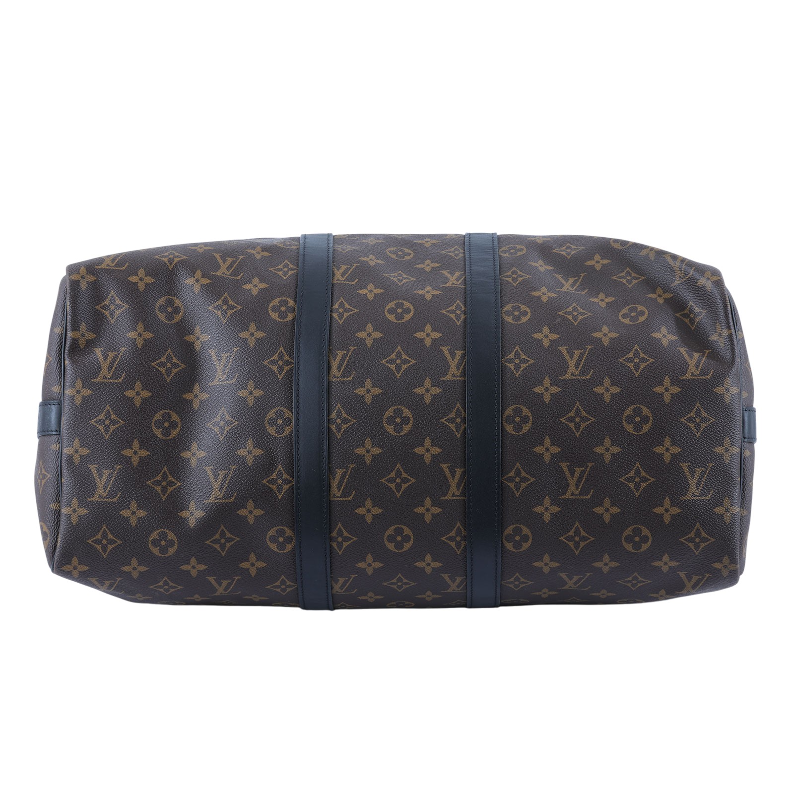 路易威登 LOUIS VUITTON Keepall Bandoulière 45 Macassar帆布 波士頓包  旅行袋 M56711  背帶/鎖組