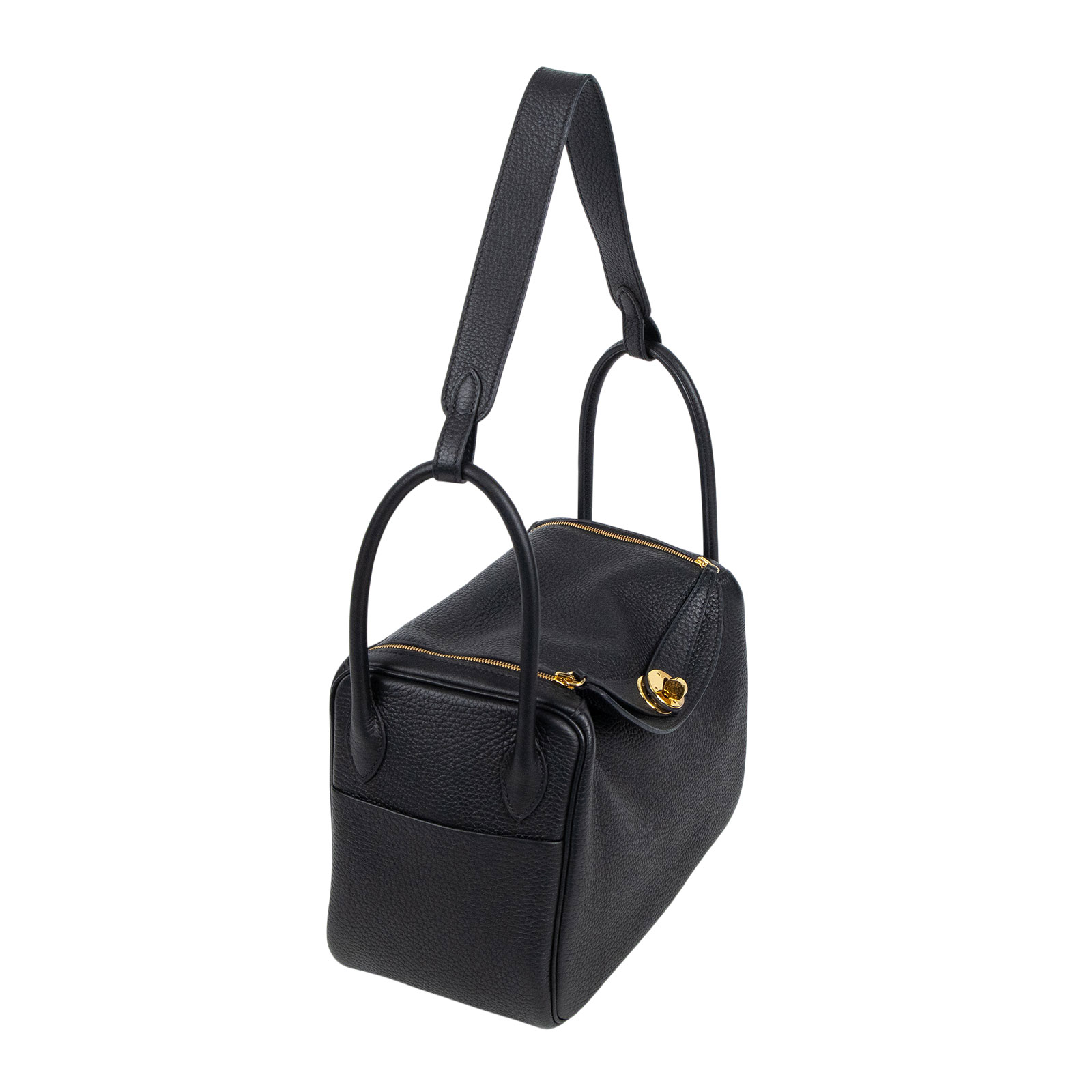 愛馬仕 Hermes Lindy 琳迪包 26 黑色 金色五金 H073428CC89 B刻 黑金LINDY26 原廠盒子/防塵袋/購買證明