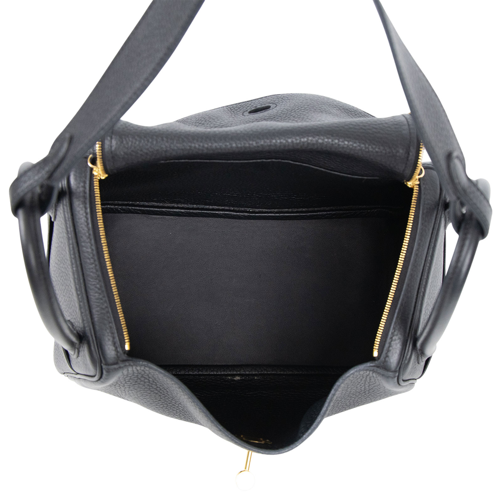 愛馬仕 Hermes Lindy 琳迪包 26 黑色 金色五金 H073428CC89 B刻 黑金LINDY26 原廠盒子/防塵袋/購買證明