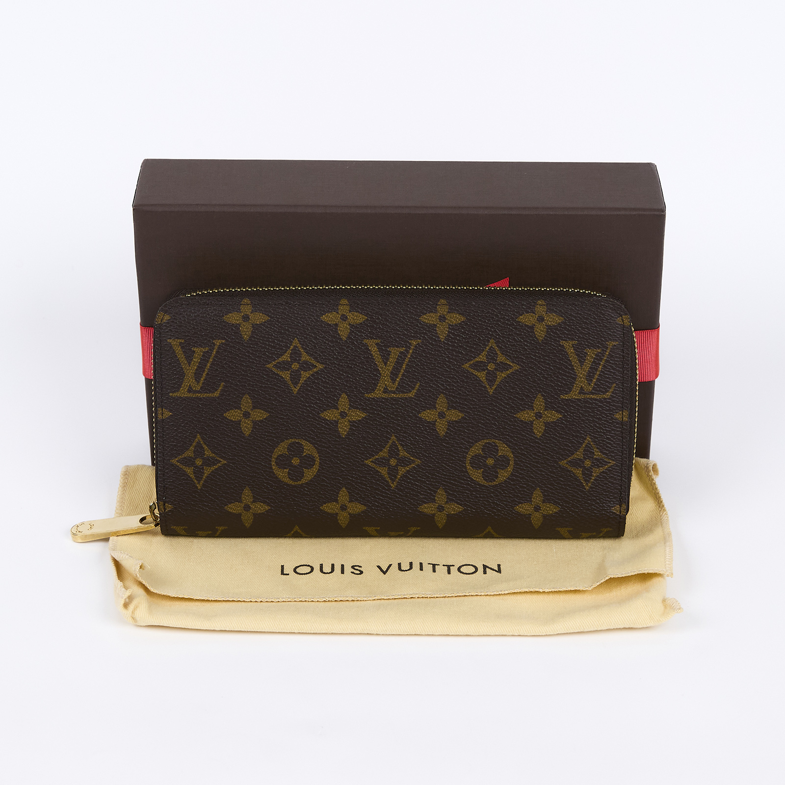路易威登 LOUIS VUITTON Zippy 經典帆布 拉鍊 長夾 M60017 原花拉鍊長夾 8卡 防塵袋/原廠盒子