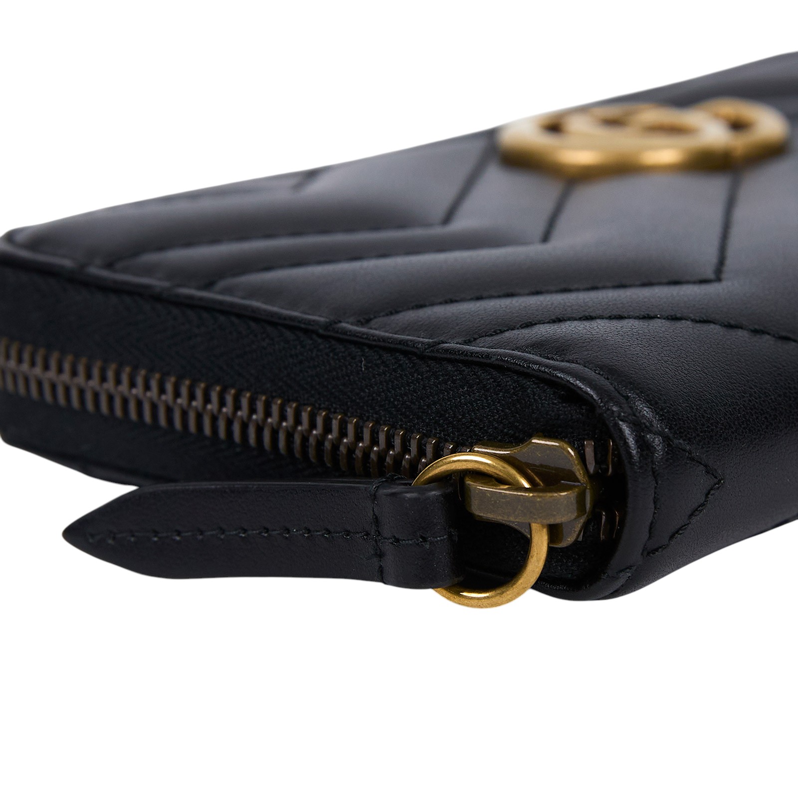 古馳 GUCCI Marmont 全拉鍊式 錢包 長夾 443123 DRW1T 黑MARMONT長夾 原廠盒子/防塵袋