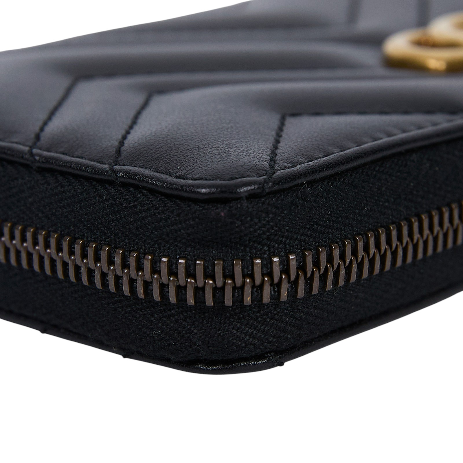 古馳 GUCCI Marmont 全拉鍊式 錢包 長夾 443123 DRW1T 黑MARMONT長夾 原廠盒子/防塵袋