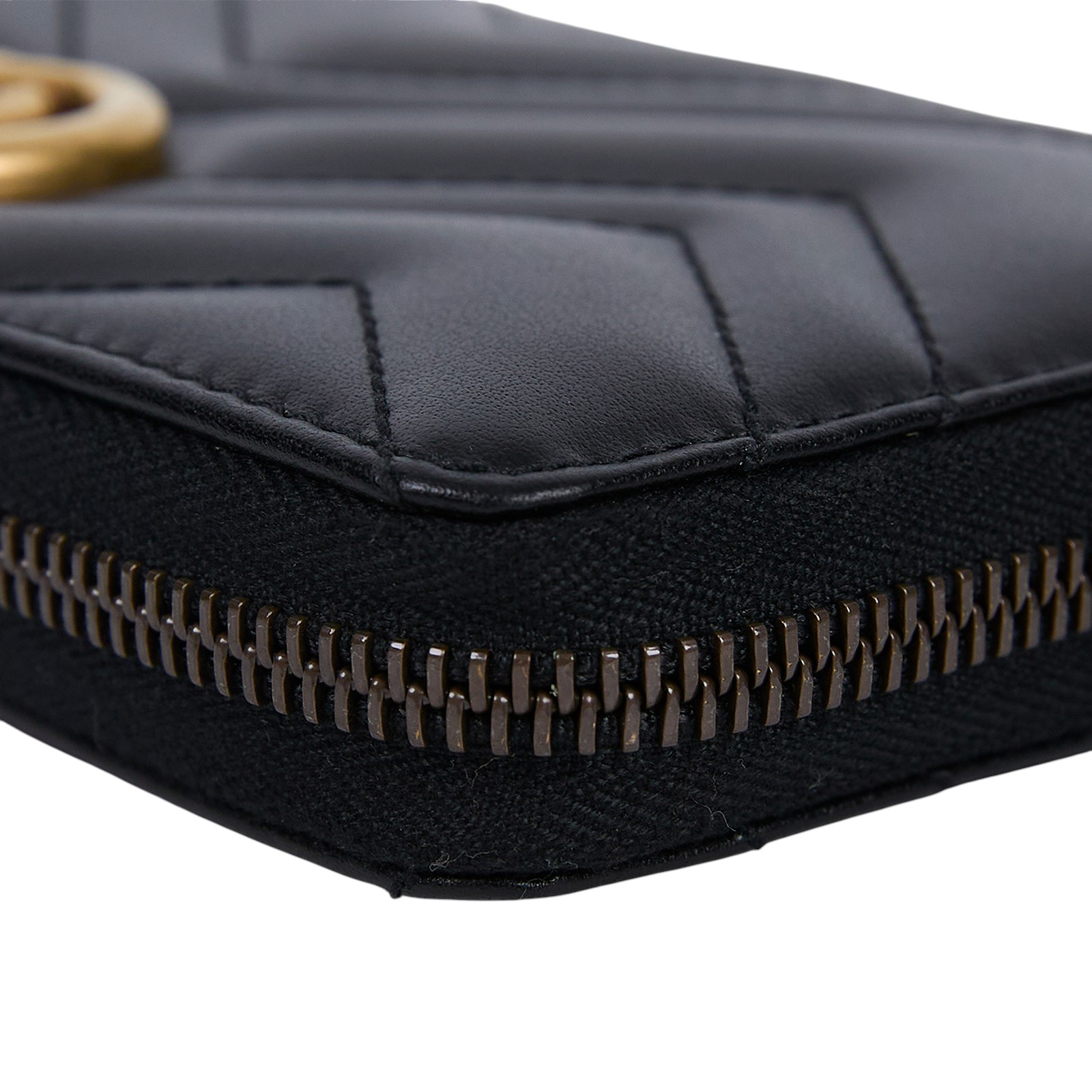 古馳 GUCCI Marmont 全拉鍊式 錢包 長夾 443123 DRW1T 黑MARMONT長夾 原廠盒子/防塵袋