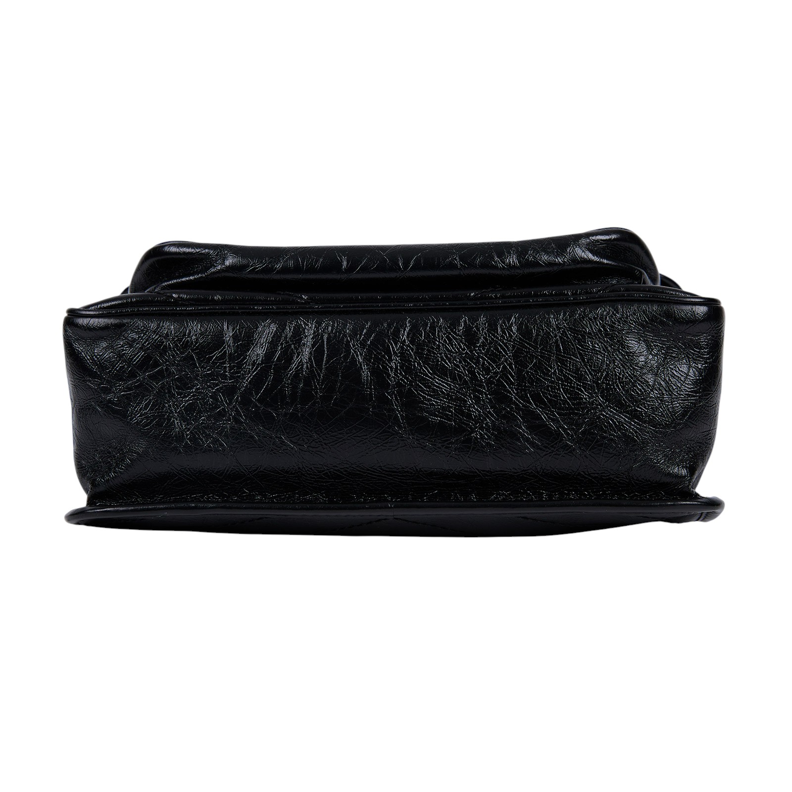 聖羅蘭 YSL SAINT LAURENT Niki 復古皮革 中型手袋 金色五金 6331580EN07 黑NIKI中號 防塵袋/購買證明影本