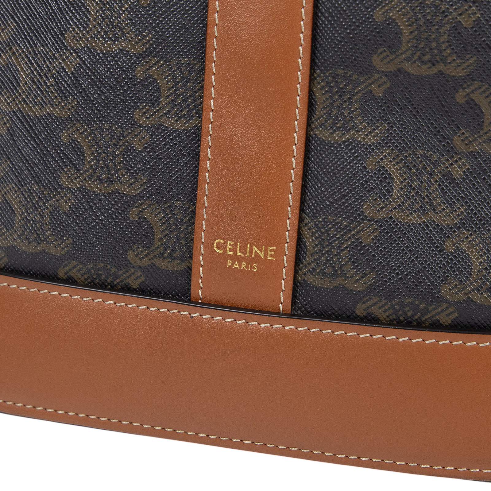 思琳 CELINE Triomphe帆布 小型 Bucket 肩背 水桶包 191442CAS 凱旋水桶包 小號 無附屬品