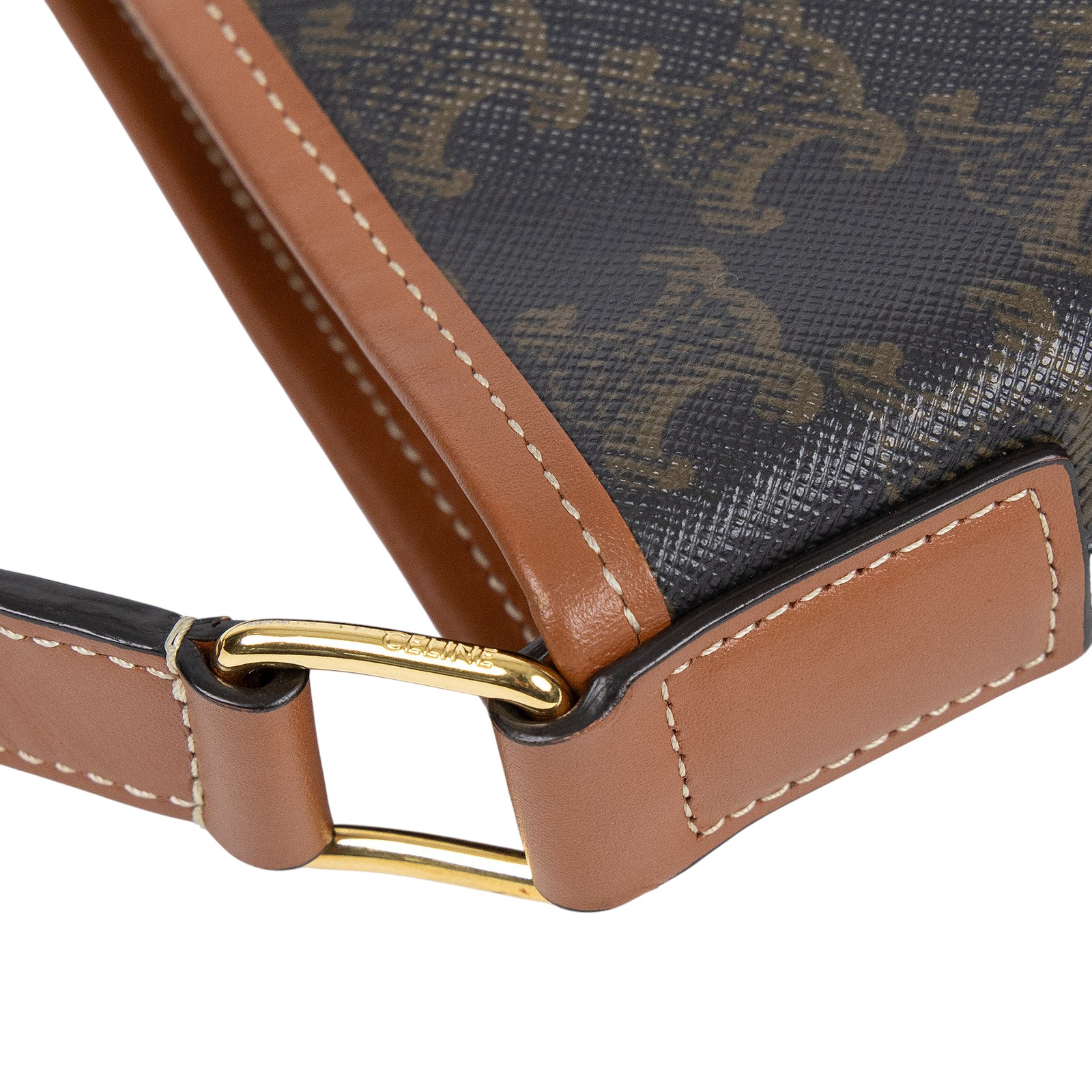 思琳 CELINE Triomphe帆布 小型 Bucket 肩背 水桶包 191442CAS 凱旋水桶包 小號 無附屬品