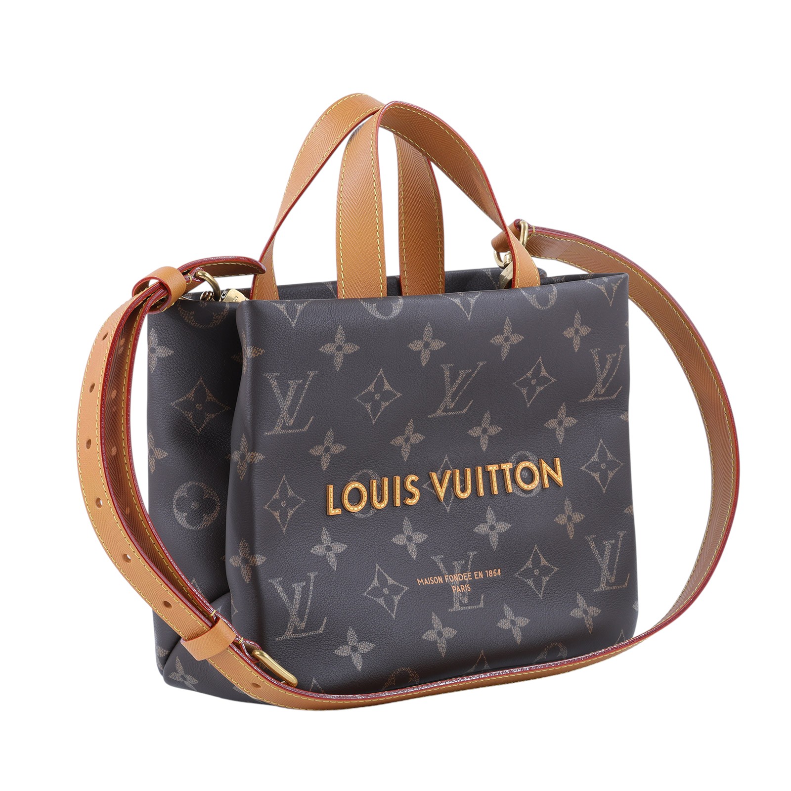 路易威登 LOUIS VUITTON Mini Shopper Tote 托特包 M27019 晶片款  原廠盒子/防塵袋/背帶