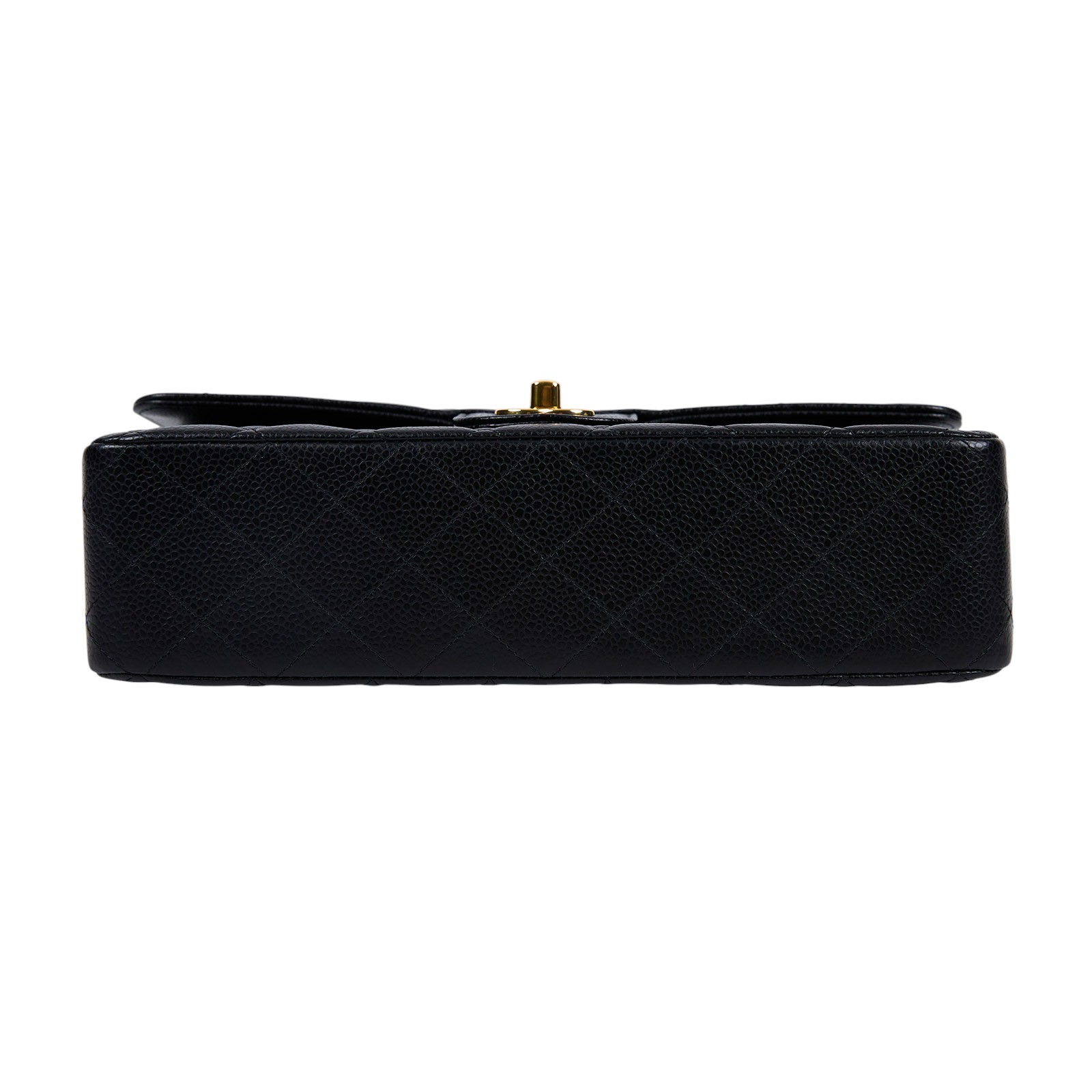 香奈兒 CHANEL CF 經典 11.12 口蓋包 A01112 晶片款 黑荔枝COCO25 防塵袋/購買證明影本