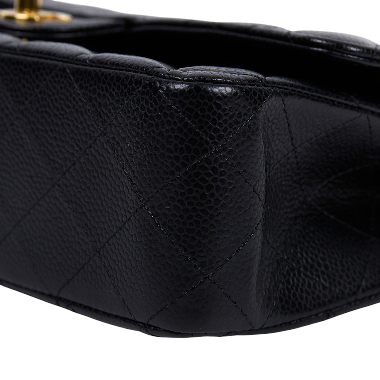 香奈兒 CHANEL CF 經典 11.12 口蓋包 A01112 晶片款 黑荔枝COCO25 防塵袋/購買證明影本