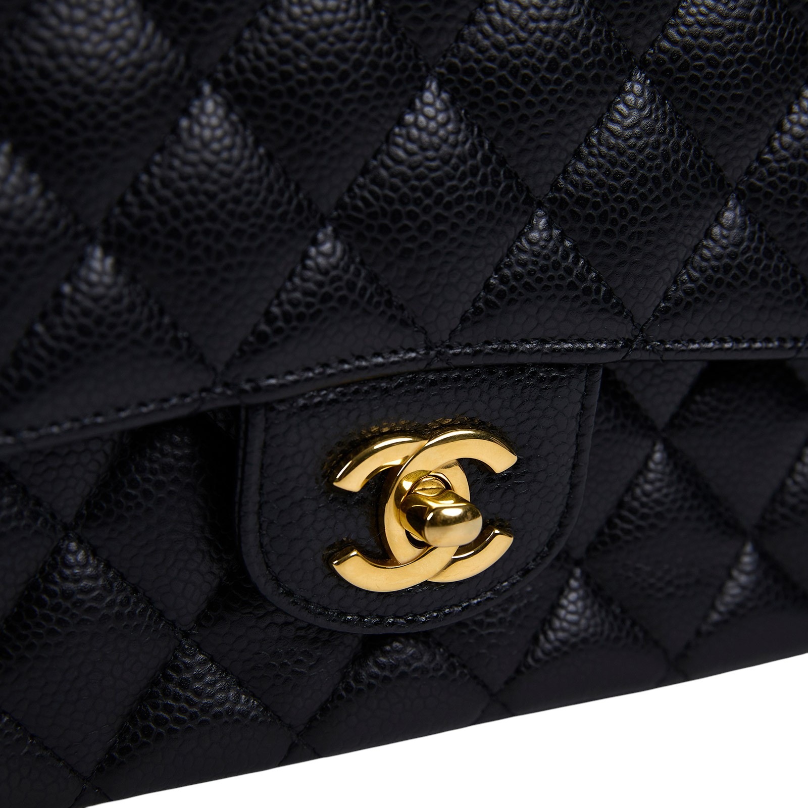 香奈兒 CHANEL CF 經典 11.12 口蓋包 A01112 晶片款 黑荔枝COCO25 防塵袋/購買證明影本