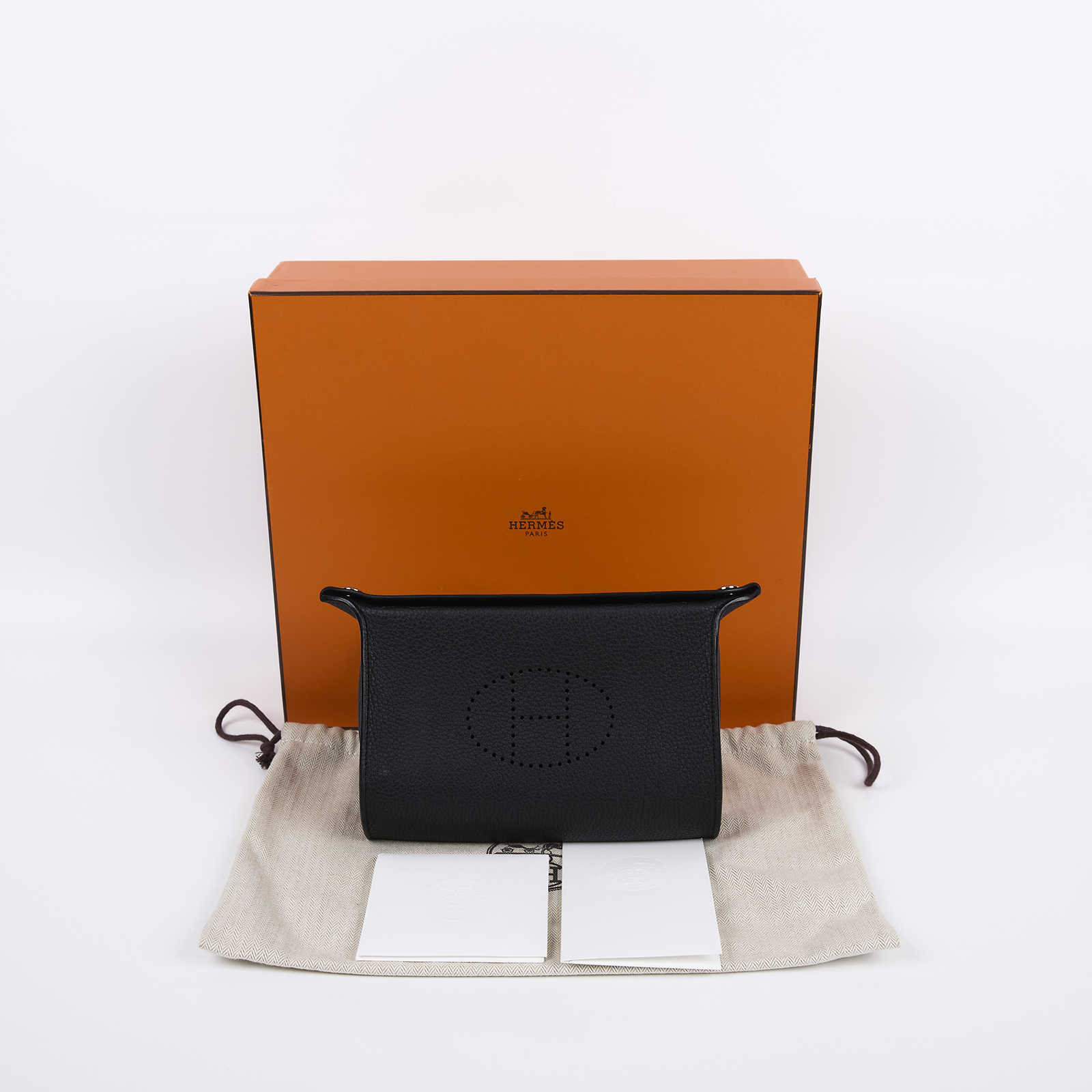 愛馬仕 Hermes Videpoche 單肩斜背包 VIDEP B刻 Videpoches肩背包 原廠盒子/防塵袋