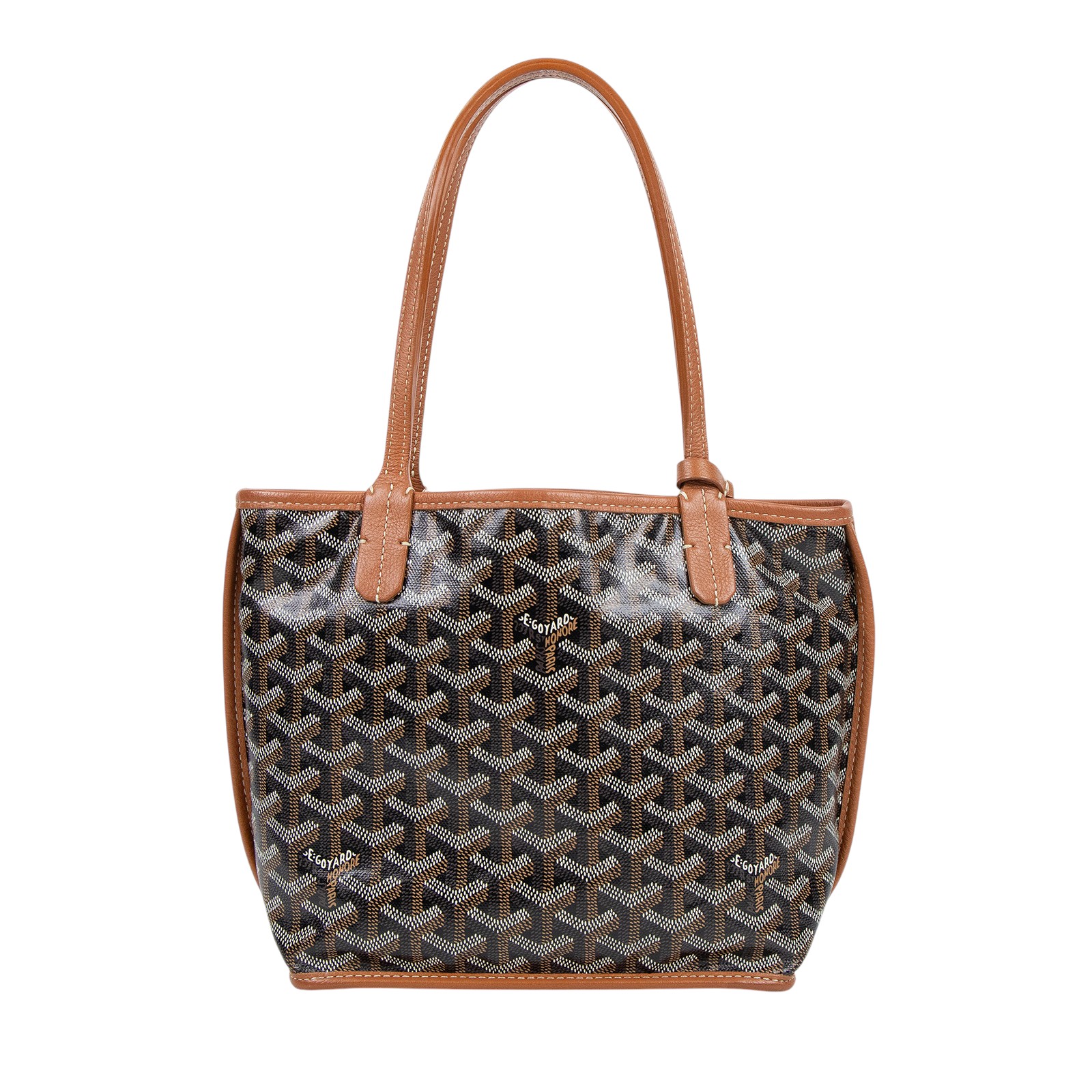 高雅德 GOYARD Anjou Mini Bag 托特包 ANJOUSMINCG ANJOU MINI焦糖 防塵袋
