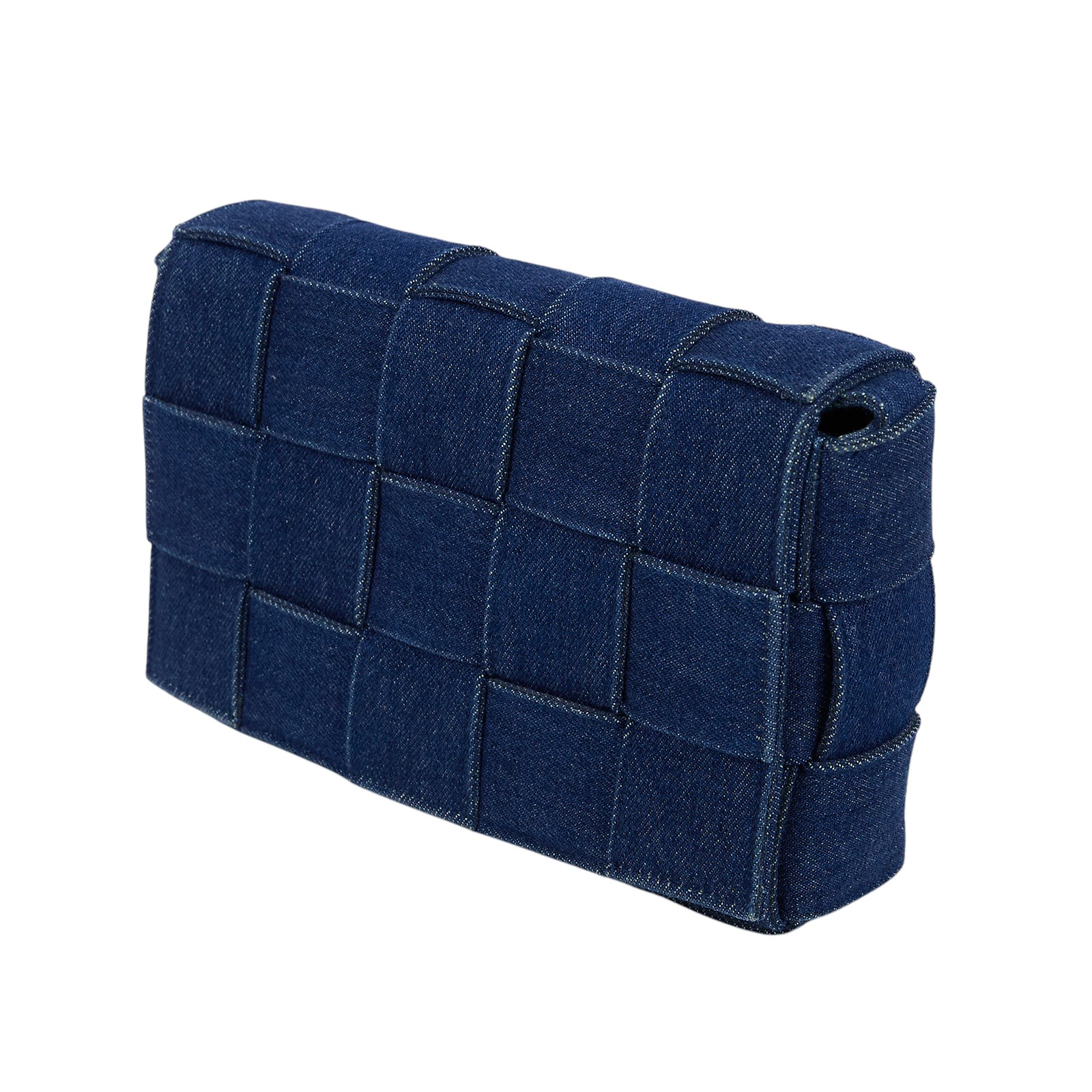 寶緹嘉 BOTTEGA VENETA Cassette 枕頭編織包  深藍牛仔CASSETTE 防塵袋