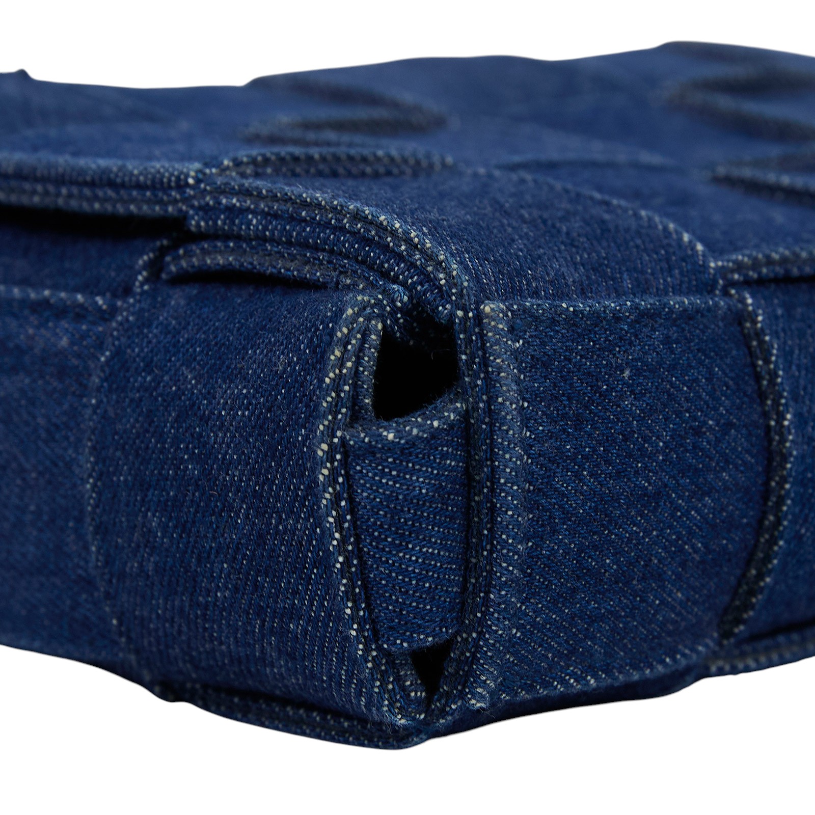 寶緹嘉 BOTTEGA VENETA Cassette 枕頭編織包  深藍牛仔CASSETTE 防塵袋