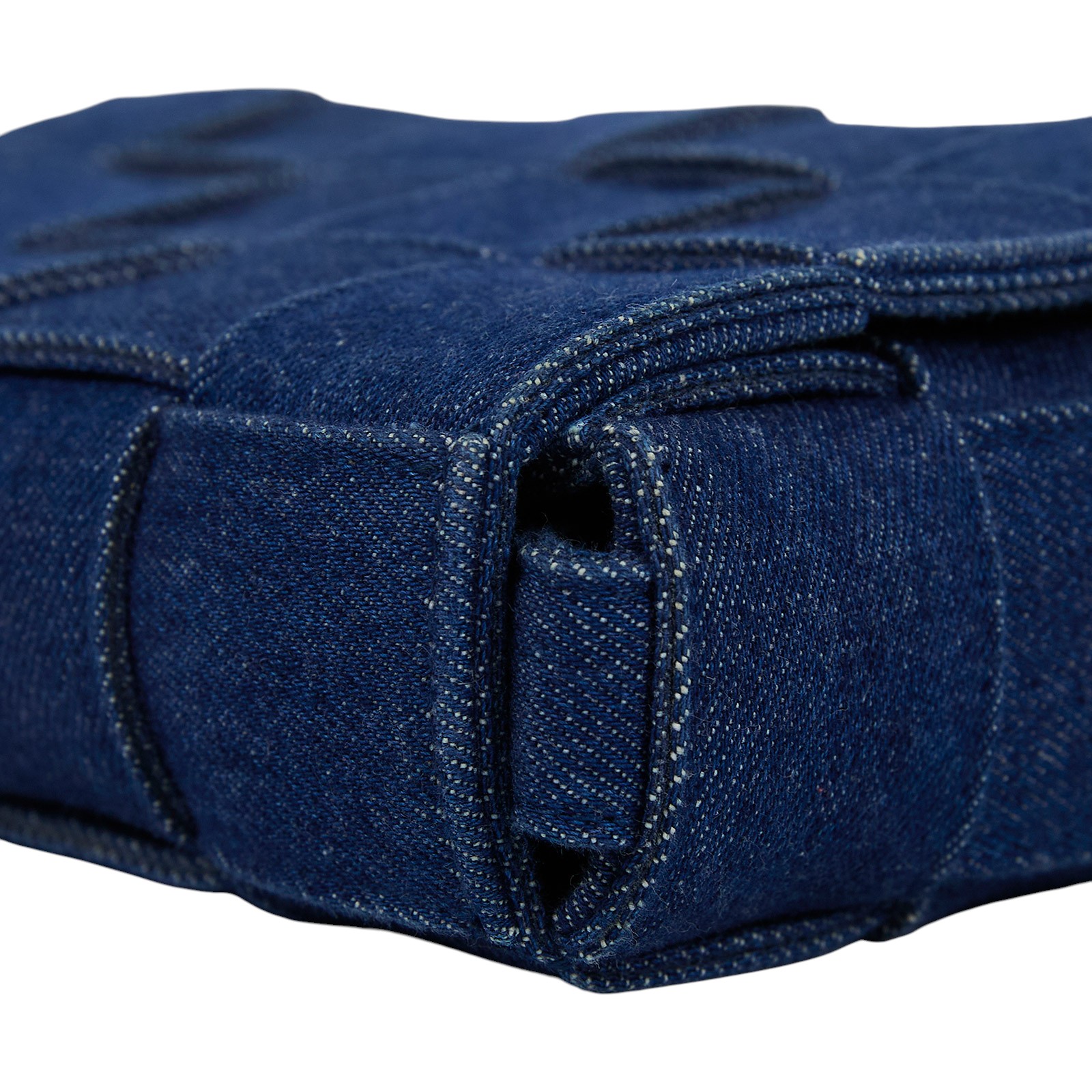 寶緹嘉 BOTTEGA VENETA Cassette 枕頭編織包  深藍牛仔CASSETTE 防塵袋