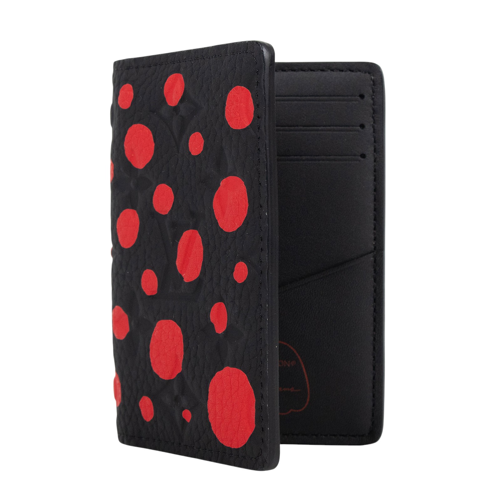 路易威登 LOUIS VUITTON 草間彌生 黑紅點 LV x YK 卡包 M82115 晶片款 黑紅點LV x YK卡包 無附屬品