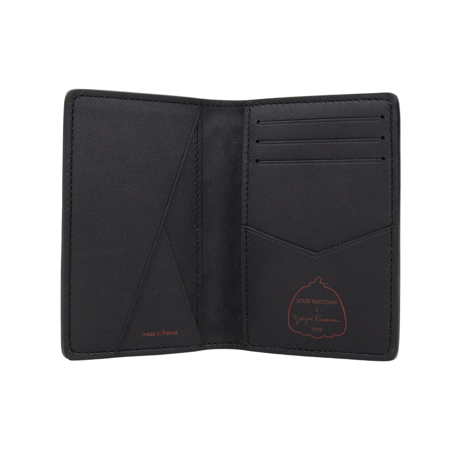 路易威登 LOUIS VUITTON 草間彌生 黑紅點 LV x YK 卡包 M82115 晶片款 黑紅點LV x YK卡包 無附屬品