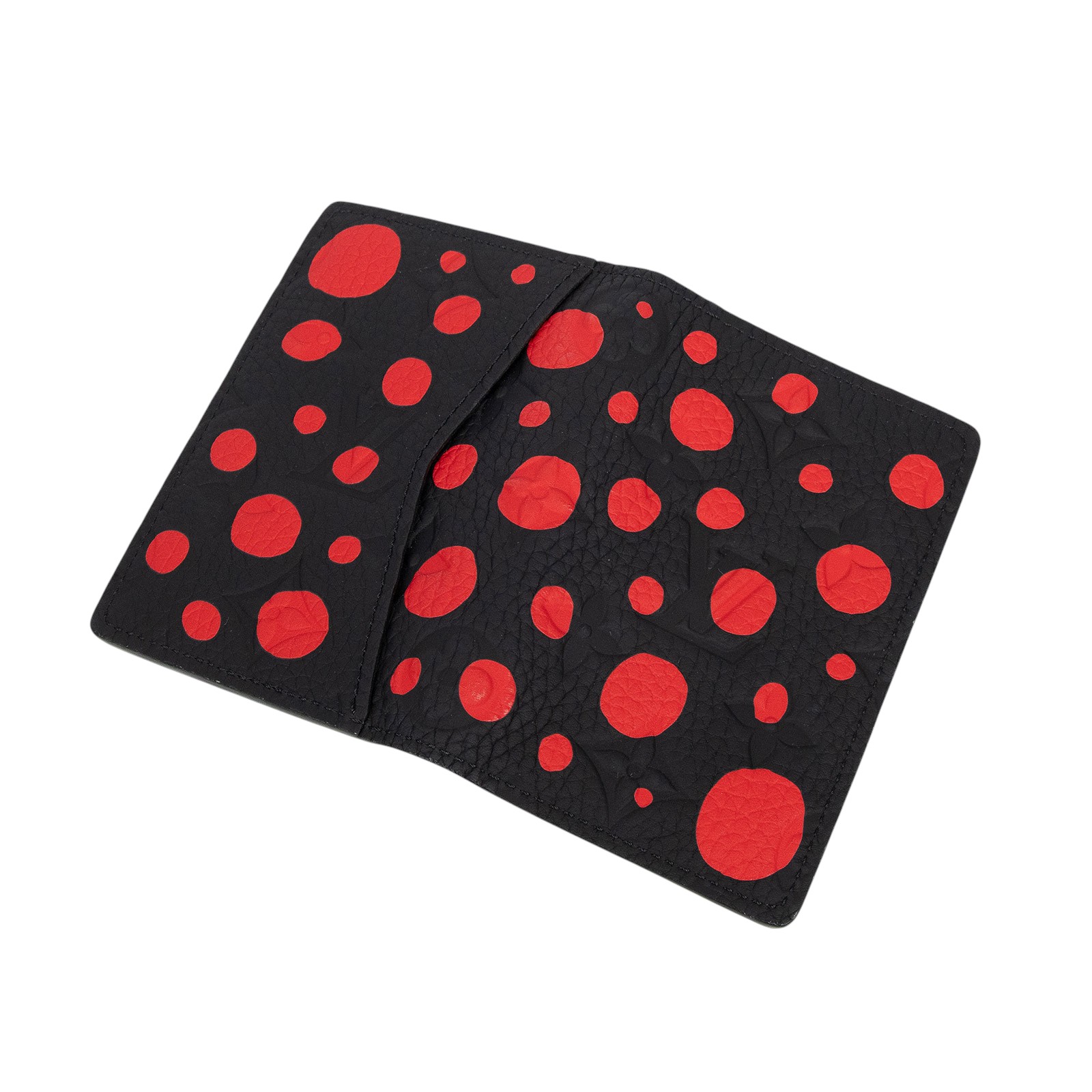 路易威登 LOUIS VUITTON 草間彌生 黑紅點 LV x YK 卡包 M82115 晶片款 黑紅點LV x YK卡包 無附屬品