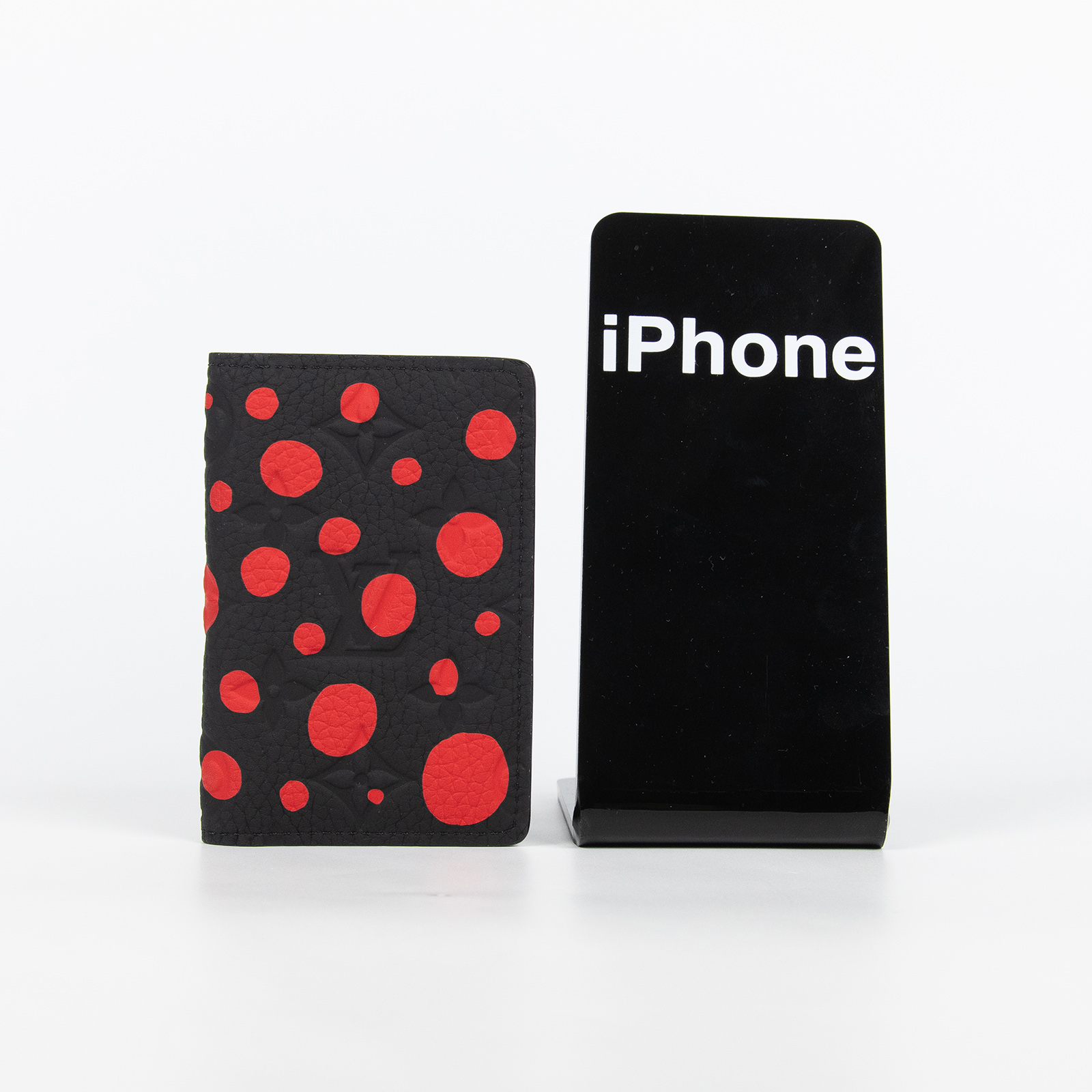 路易威登 LOUIS VUITTON 草間彌生 黑紅點 LV x YK 卡包 M82115 晶片款 黑紅點LV x YK卡包 無附屬品