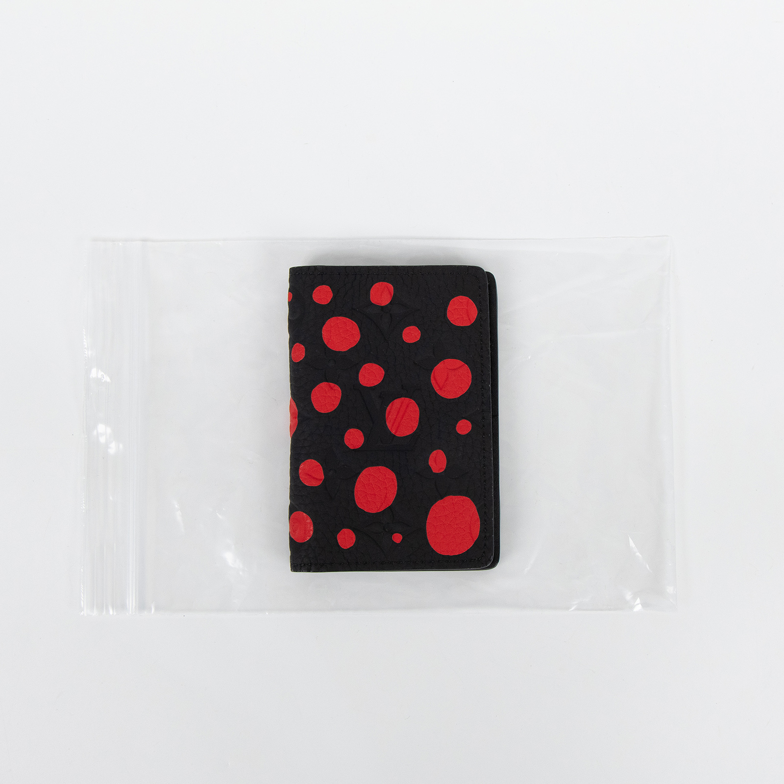路易威登 LOUIS VUITTON 草間彌生 黑紅點 LV x YK 卡包 M82115 晶片款 黑紅點LV x YK卡包 無附屬品