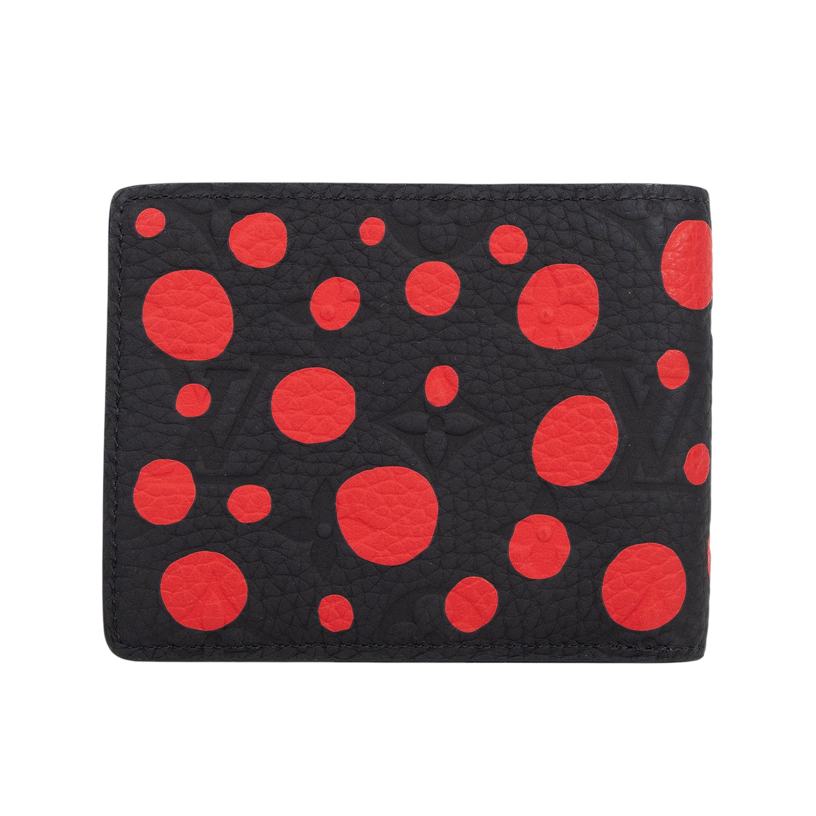 路易威登 LOUIS VUITTON 草間彌生 黑紅點 LV x YK 短夾 M81902 晶片款 黑紅點LV x YK短夾 無附屬品