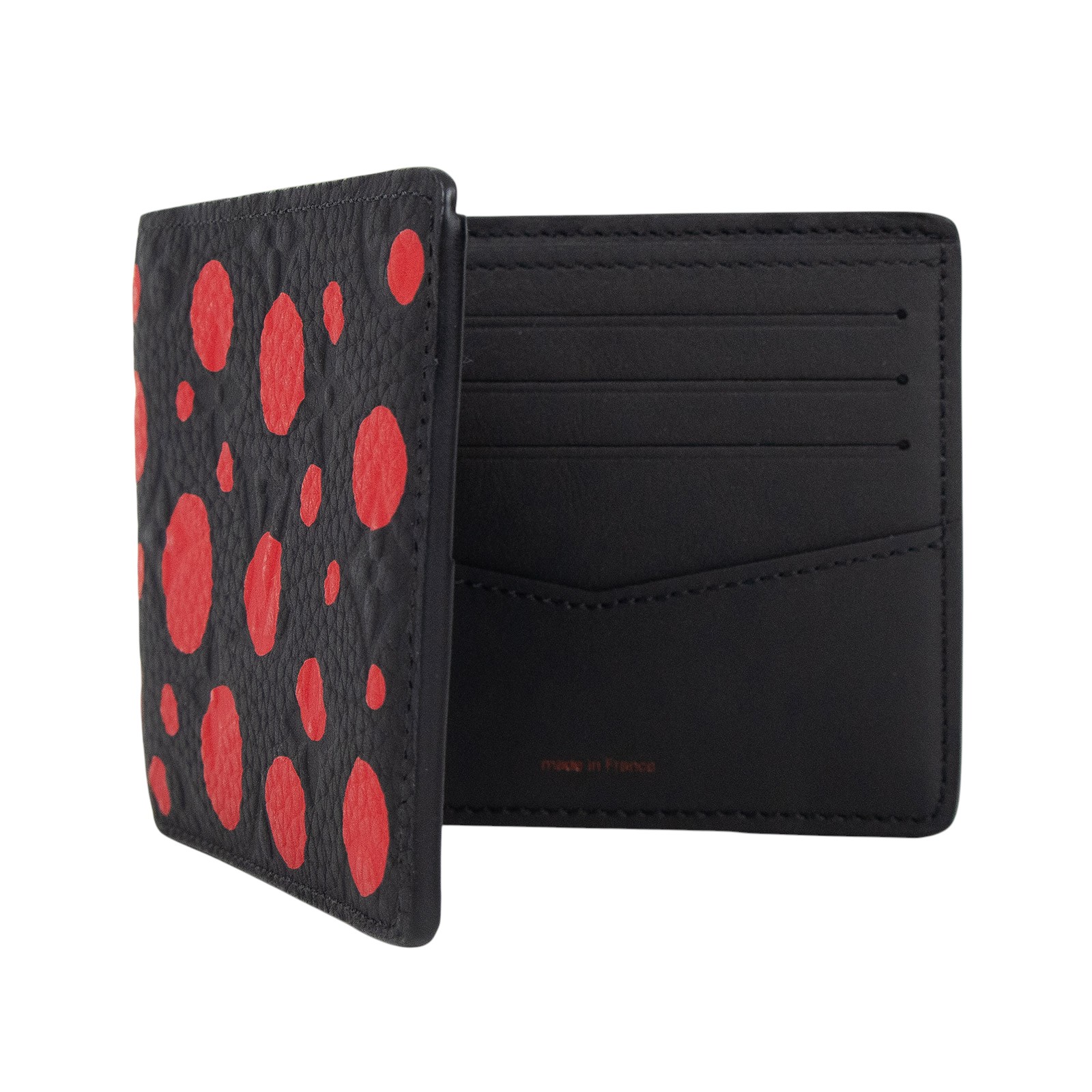 路易威登 LOUIS VUITTON 草間彌生 黑紅點 LV x YK 短夾 M81902 晶片款 黑紅點LV x YK短夾 無附屬品