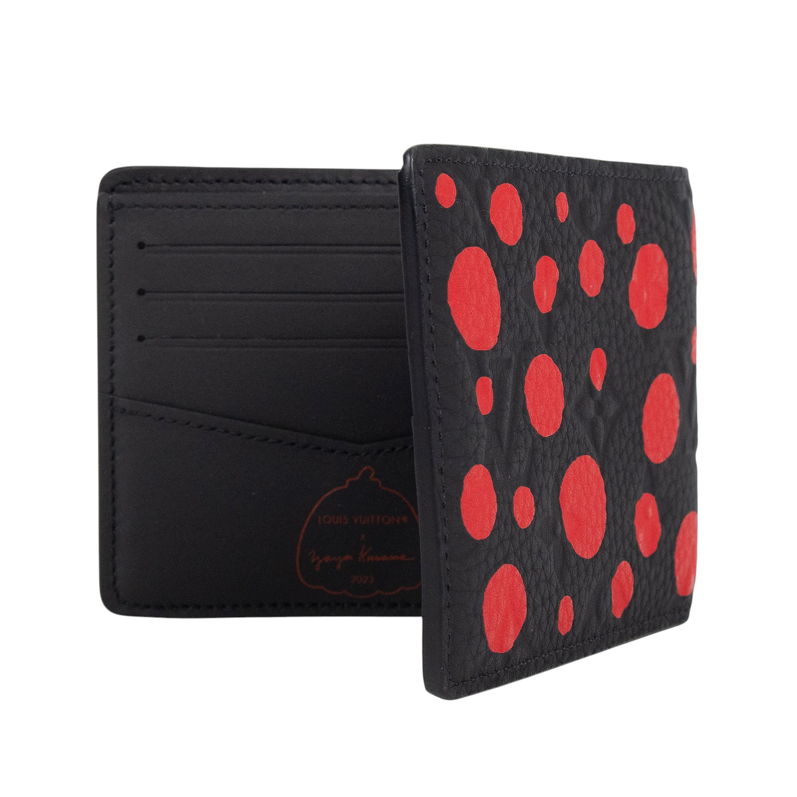 路易威登 LOUIS VUITTON 草間彌生 黑紅點 LV x YK 短夾 M81902 晶片款 黑紅點LV x YK短夾 無附屬品