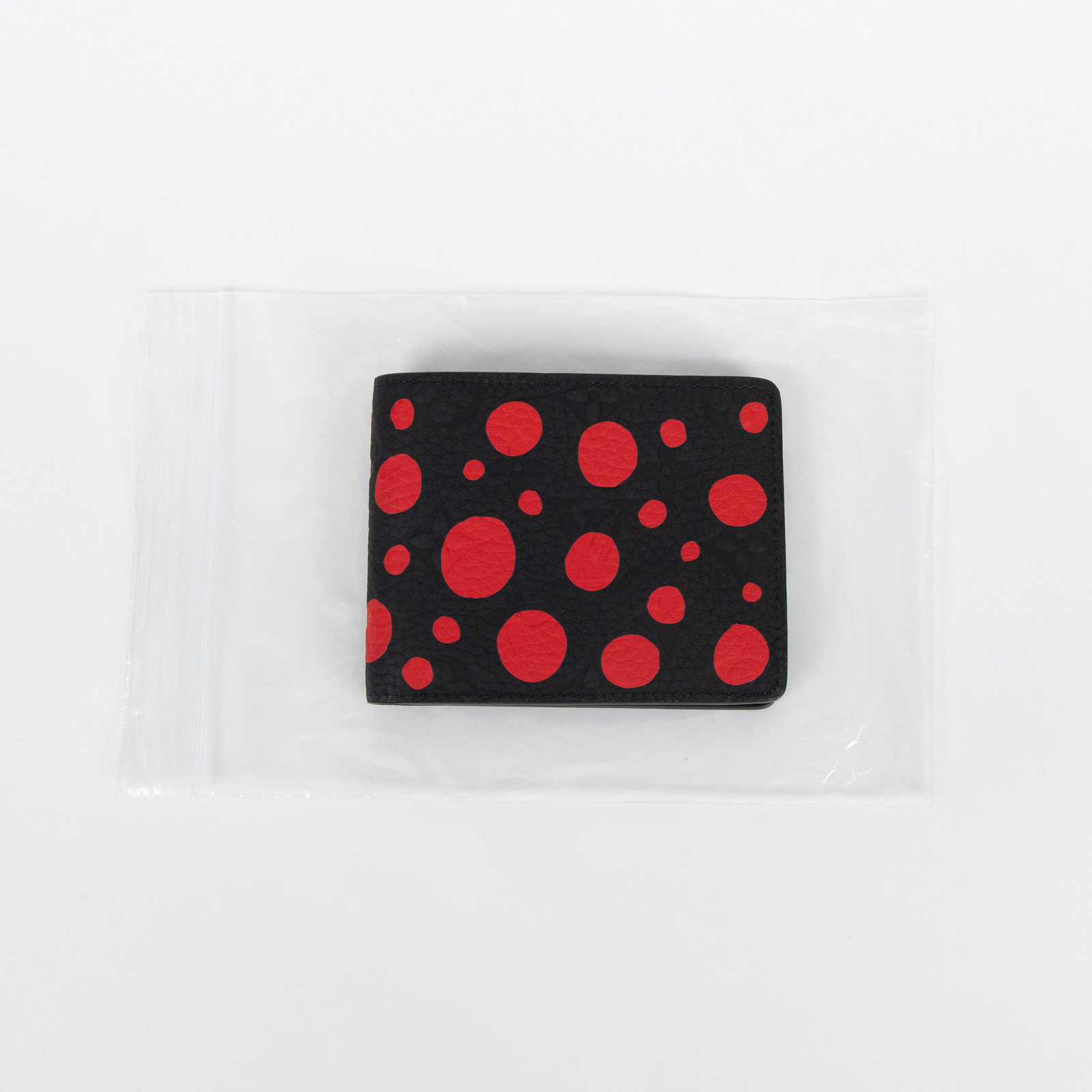 路易威登 LOUIS VUITTON 草間彌生 黑紅點 LV x YK 短夾 M81902 晶片款 黑紅點LV x YK短夾 無附屬品