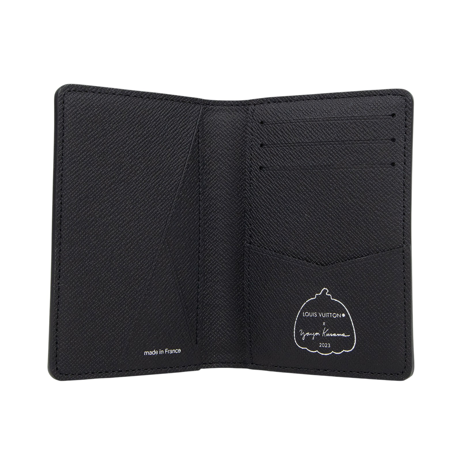 路易威登 LOUIS VUITTON 草間彌生 黑灰 LV x YK卡包 M81928 晶片款 黑灰LV x YK卡包 無附屬品