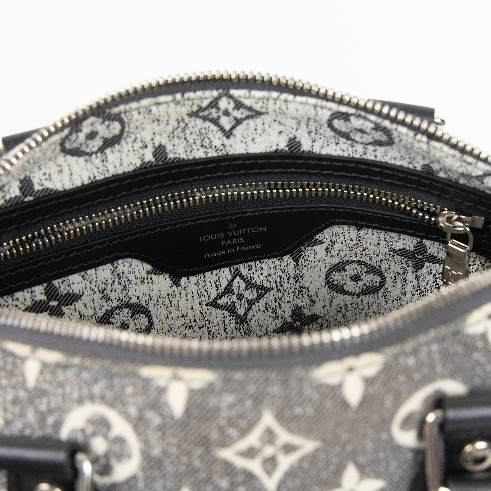 路易威登 LOUIS VUITTON SPEEDY Bandoulière 25 老花 單寧 波士頓包 手提包 M21464 晶片款  防塵袋/鎖組/背帶