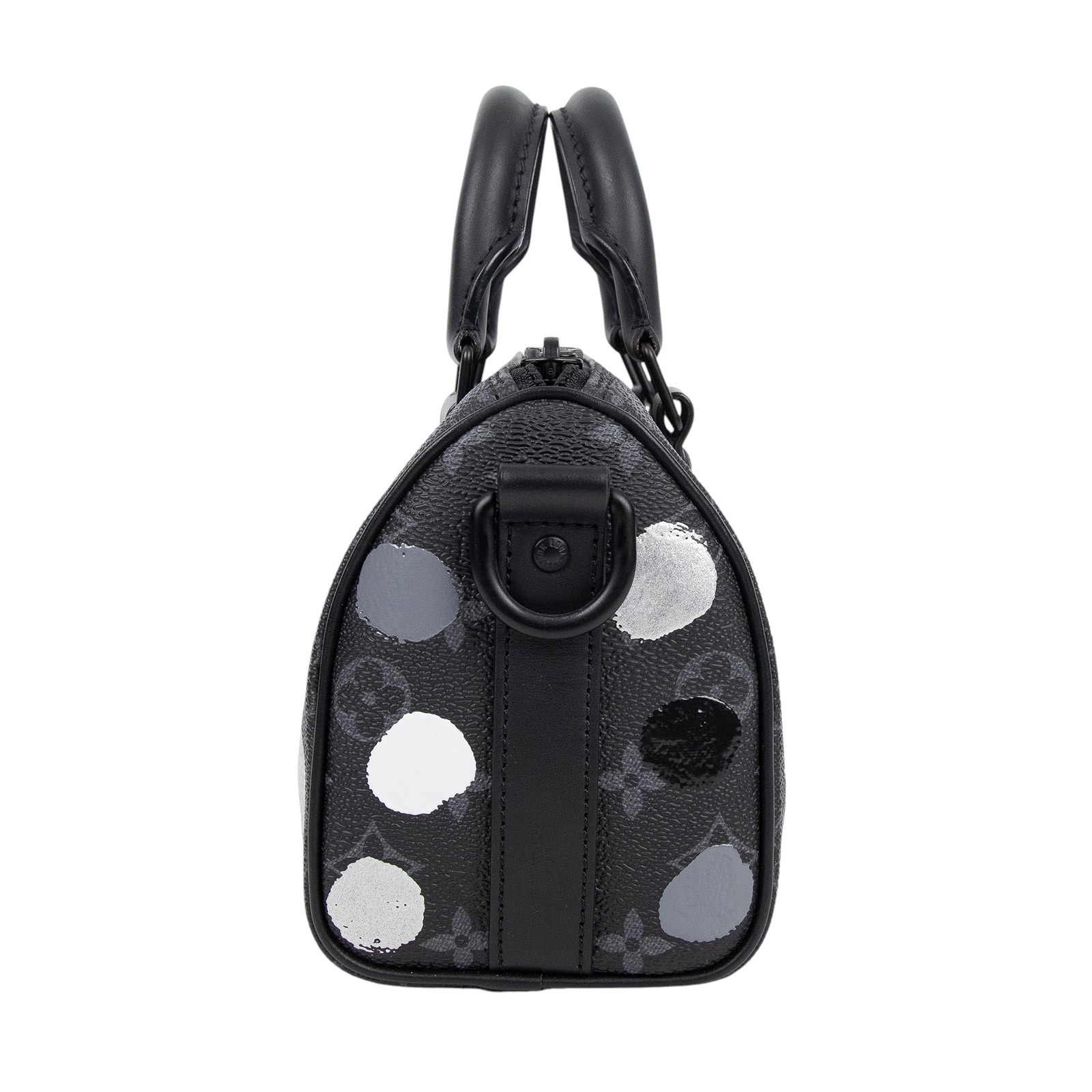 路易威登 LOUIS VUITTON LV x YK Keepall 25 老花 草間彌生 波士頓包 斜背包 M46406 晶片款  防塵袋