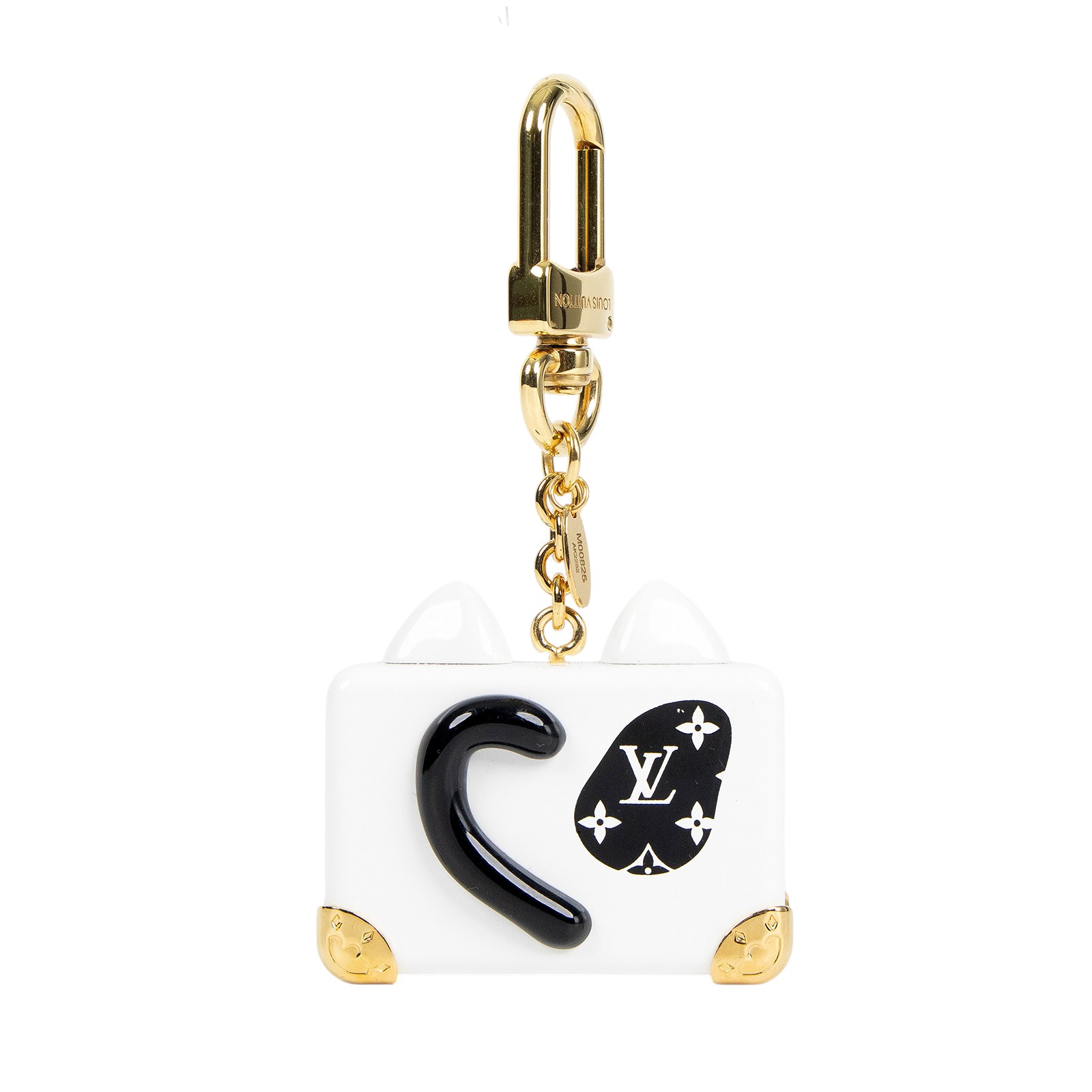 路易威登 LOUIS VUITTON 貓咪 行李箱 吊飾 M00825 貓咪行李箱吊飾 防塵袋