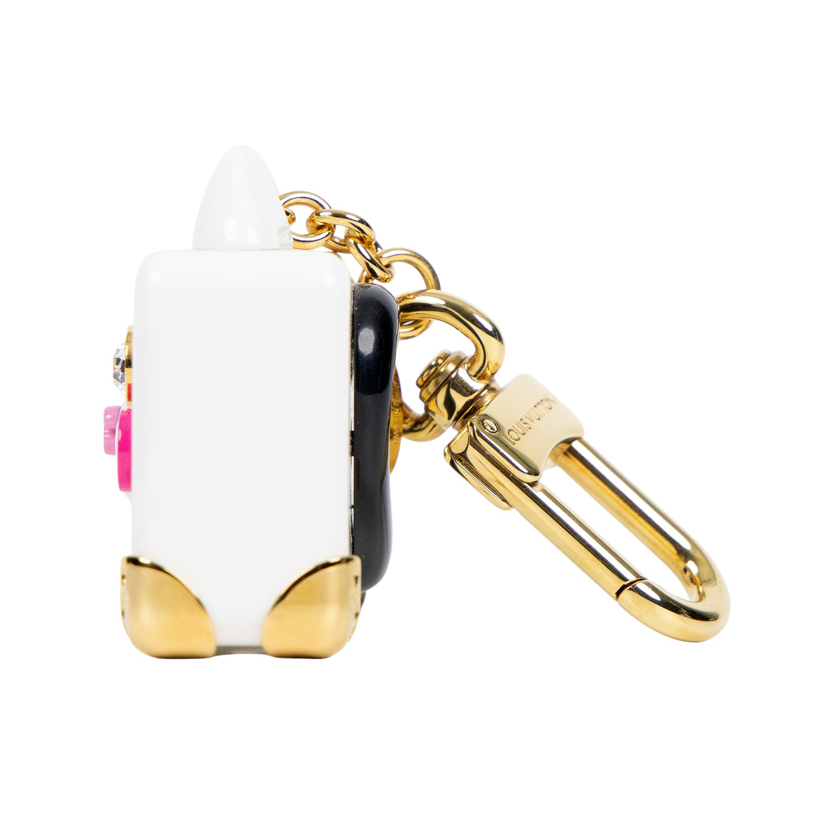 路易威登 LOUIS VUITTON 貓咪 行李箱 吊飾 M00825 貓咪行李箱吊飾 防塵袋