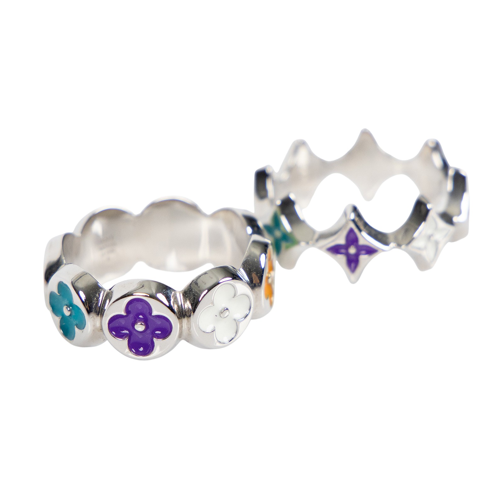 路易威登 LOUIS VUITTON MNG Party 戒指 M0959L 戒指兩件組 防塵袋