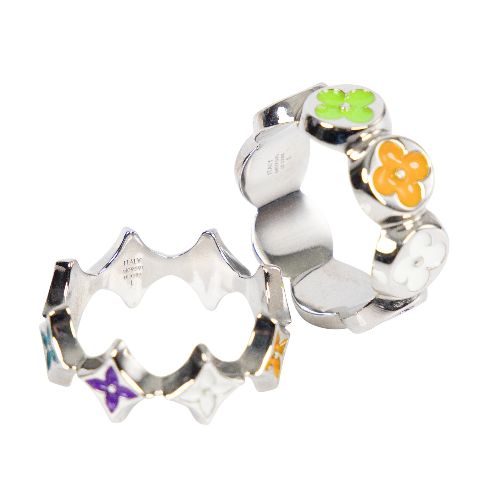 路易威登 LOUIS VUITTON MNG Party 戒指 M0959L 戒指兩件組 防塵袋