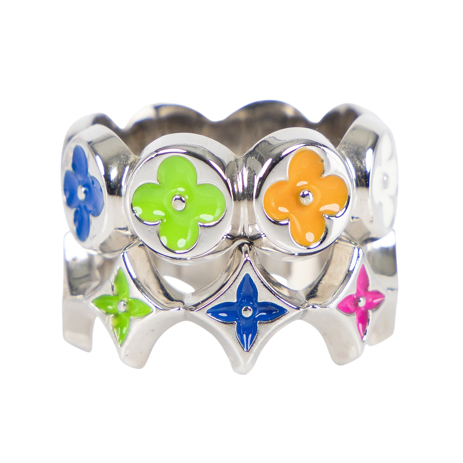 路易威登 LOUIS VUITTON MNG Party 戒指 M0959L 戒指兩件組 防塵袋