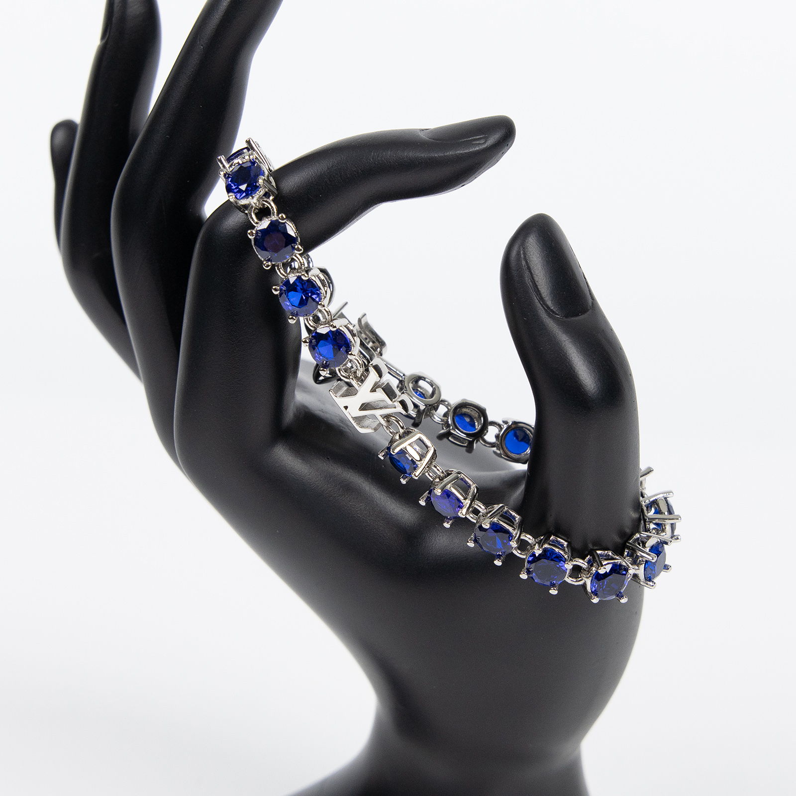 路易威登 LOUIS VUITTON 藍色寶石 造型 手鍊 M1062M 藍寶造型手鍊 防塵袋