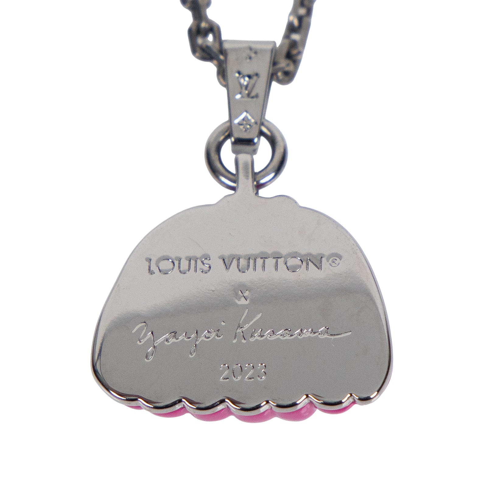 路易威登 LOUIS VUITTON LV x YK Pumpkin 草間彌生 項鍊 M01097 紫色南瓜項鍊 防塵袋