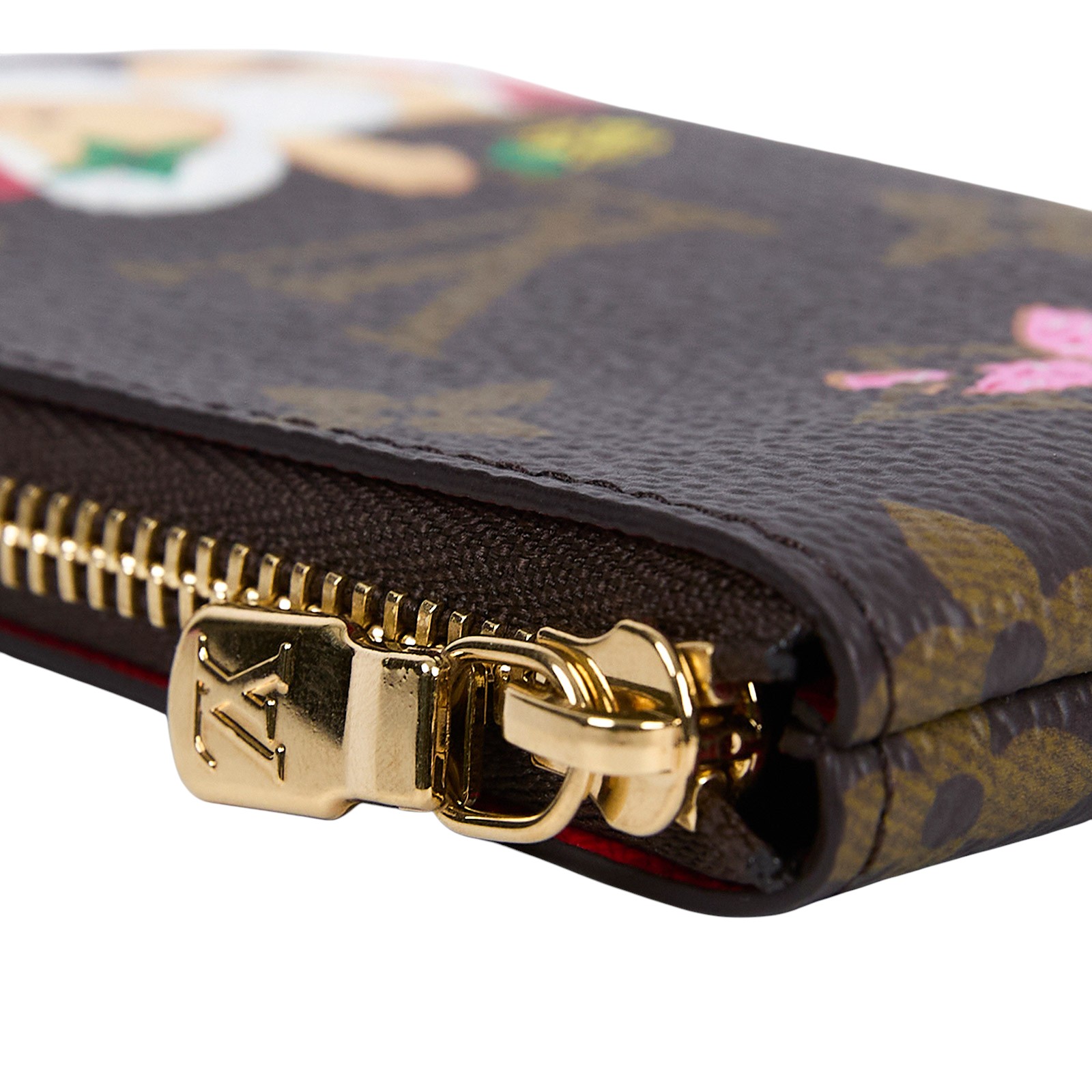 路易威登 LOUIS VUITTON Vivienne 聖誕限定 Candy Factory系列 老花 鑰匙包 M12217 聖誕節拉鍊零錢包 無附屬品