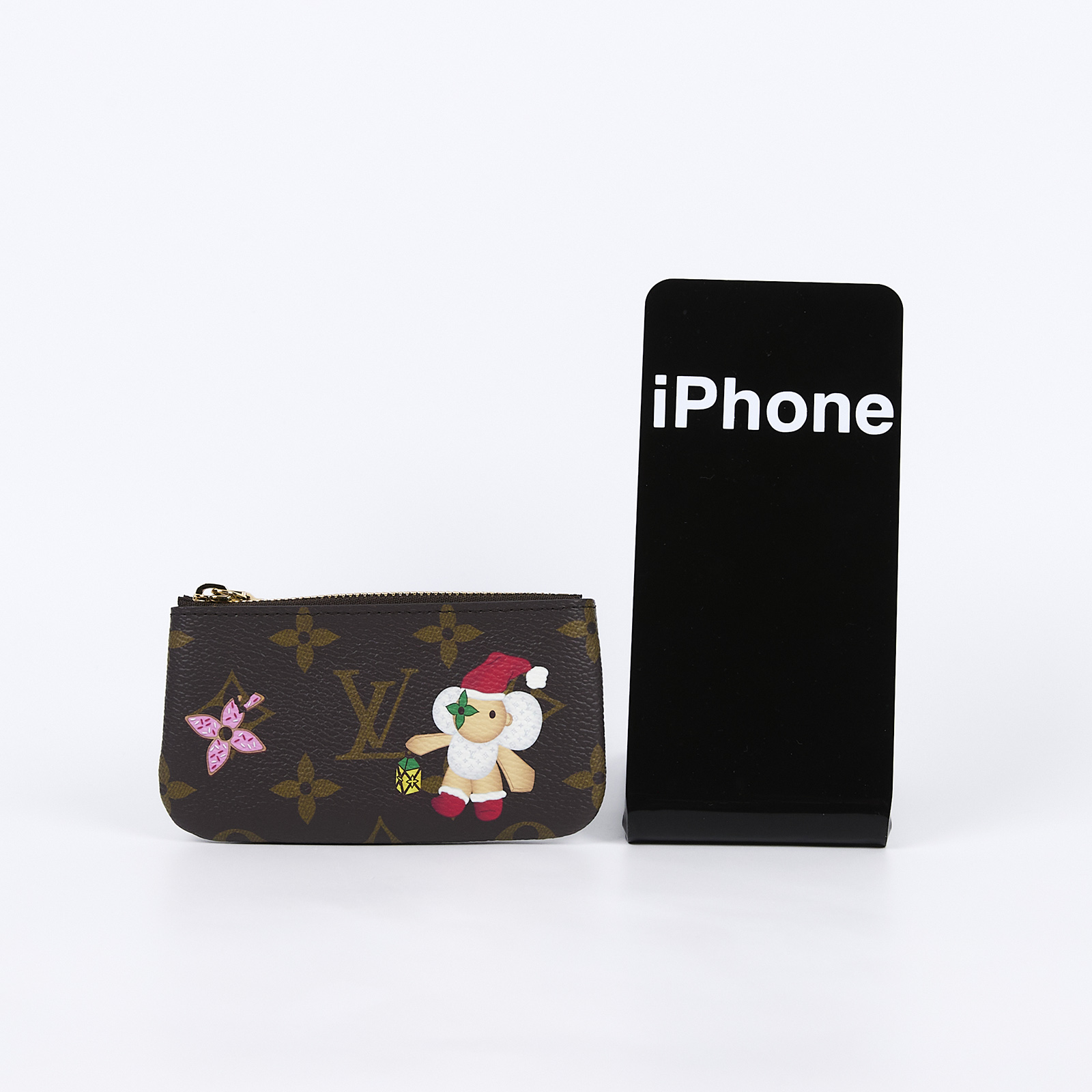 路易威登 LOUIS VUITTON Vivienne 聖誕限定 Candy Factory系列 老花 鑰匙包 M12217 聖誕節拉鍊零錢包 無附屬品