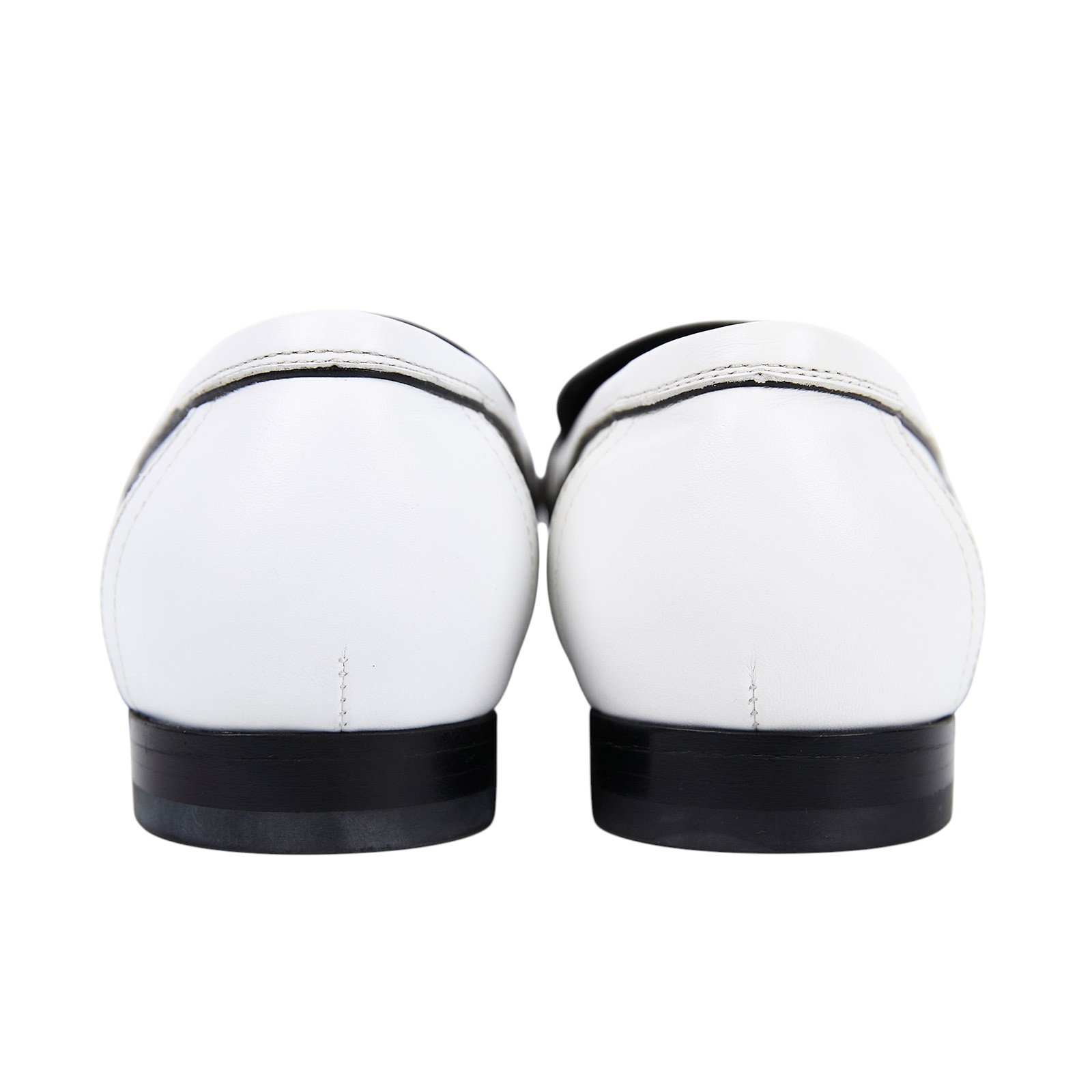 愛馬仕 Hermes Paris loafer 樂福鞋 白色 黑色 H221004Zv90375 WS221004Z 白H樂福鞋 #37.5 原廠盒子/防塵袋