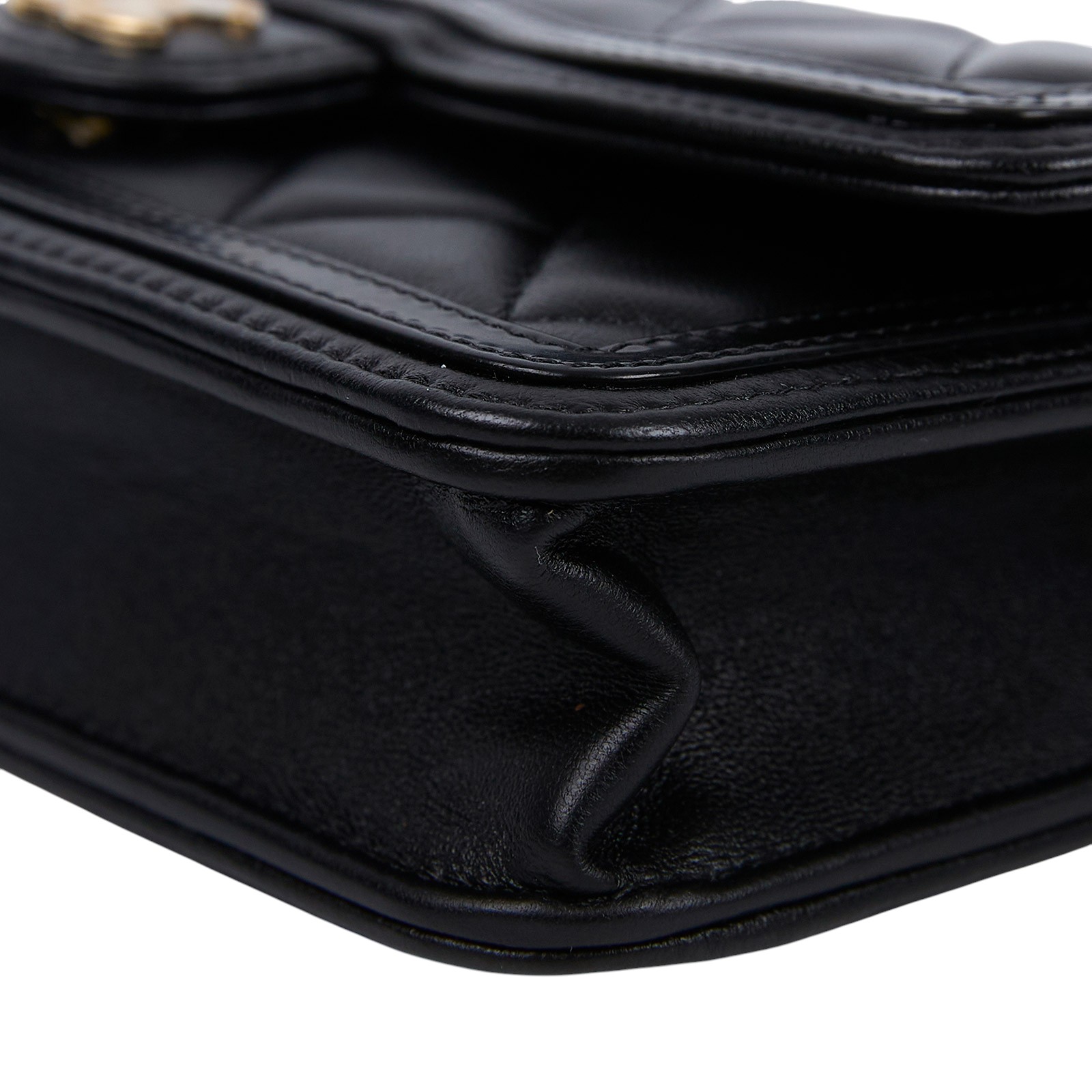 香奈兒 CHANEL 皮穿鍊 口蓋 WOC 手機包 AP3559 B14109 晶片款 黑羊小WOC 原廠盒子/防塵袋/購買證明