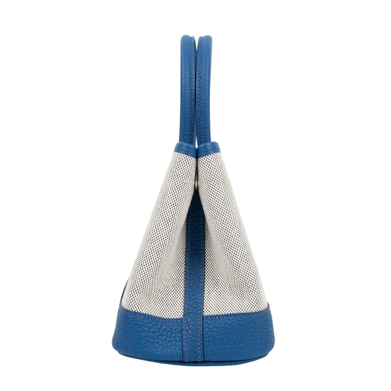 愛馬仕 Hermes Garden Party 花園派對包 23 GP23 K刻 藍帆布GP23 原廠盒子/防塵袋