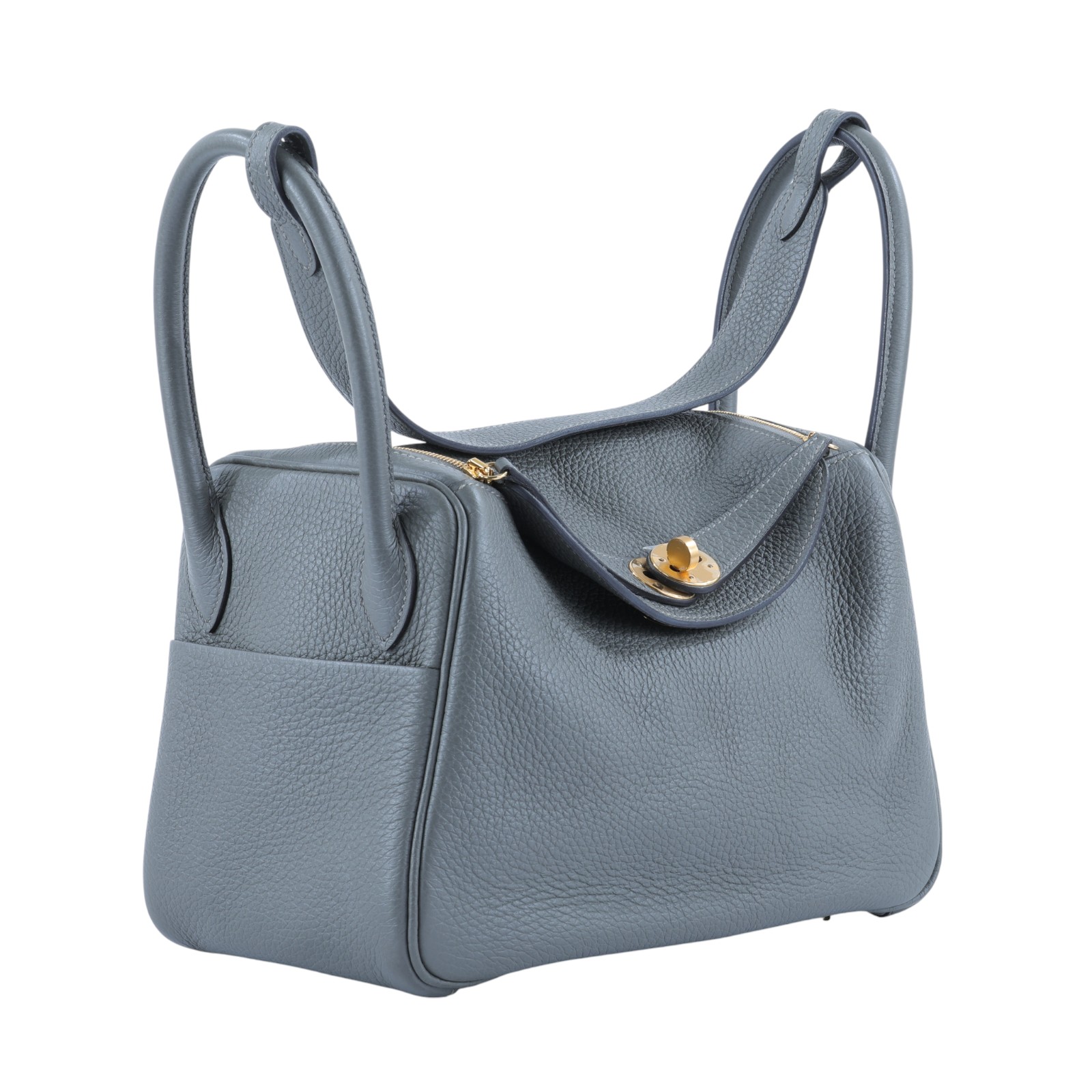 愛馬仕 Hermes Lindy 琳迪包 26 LD26 U刻 灰LINDY 26 原廠盒子/防塵袋