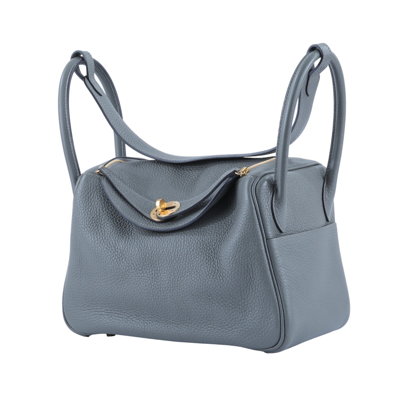 愛馬仕 Hermes Lindy 琳迪包 26 LD26 U刻 灰LINDY 26 原廠盒子/防塵袋