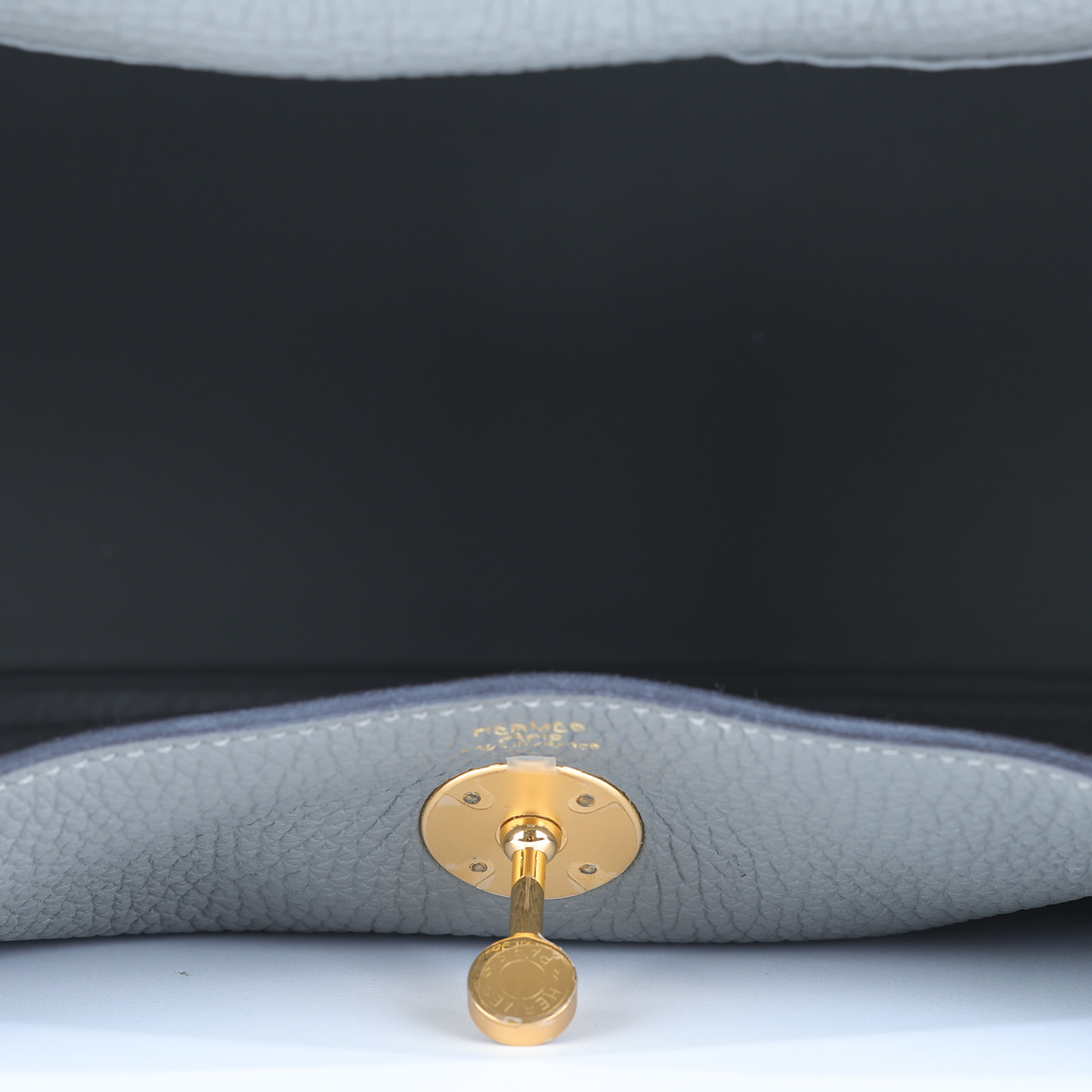 愛馬仕 Hermes Lindy 琳迪包 26 LD26 U刻 灰LINDY 26 原廠盒子/防塵袋