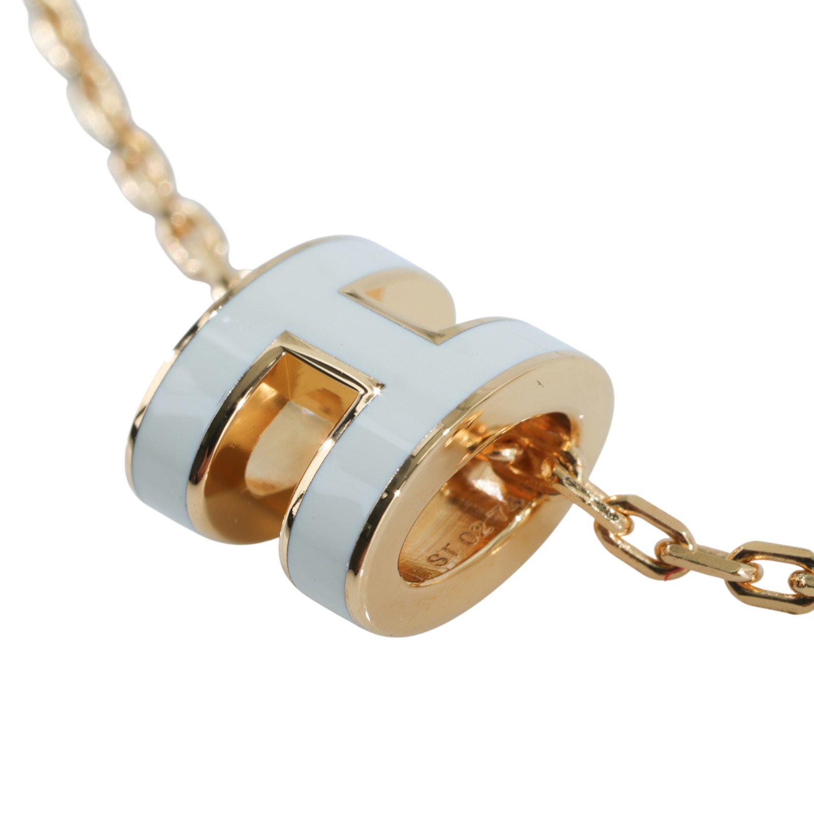 愛馬仕 Hermes Mini Pop H 墜飾 白色 H147992Fv49 ST0274 白 MINI POP H 項鍊 原廠盒子/防塵袋