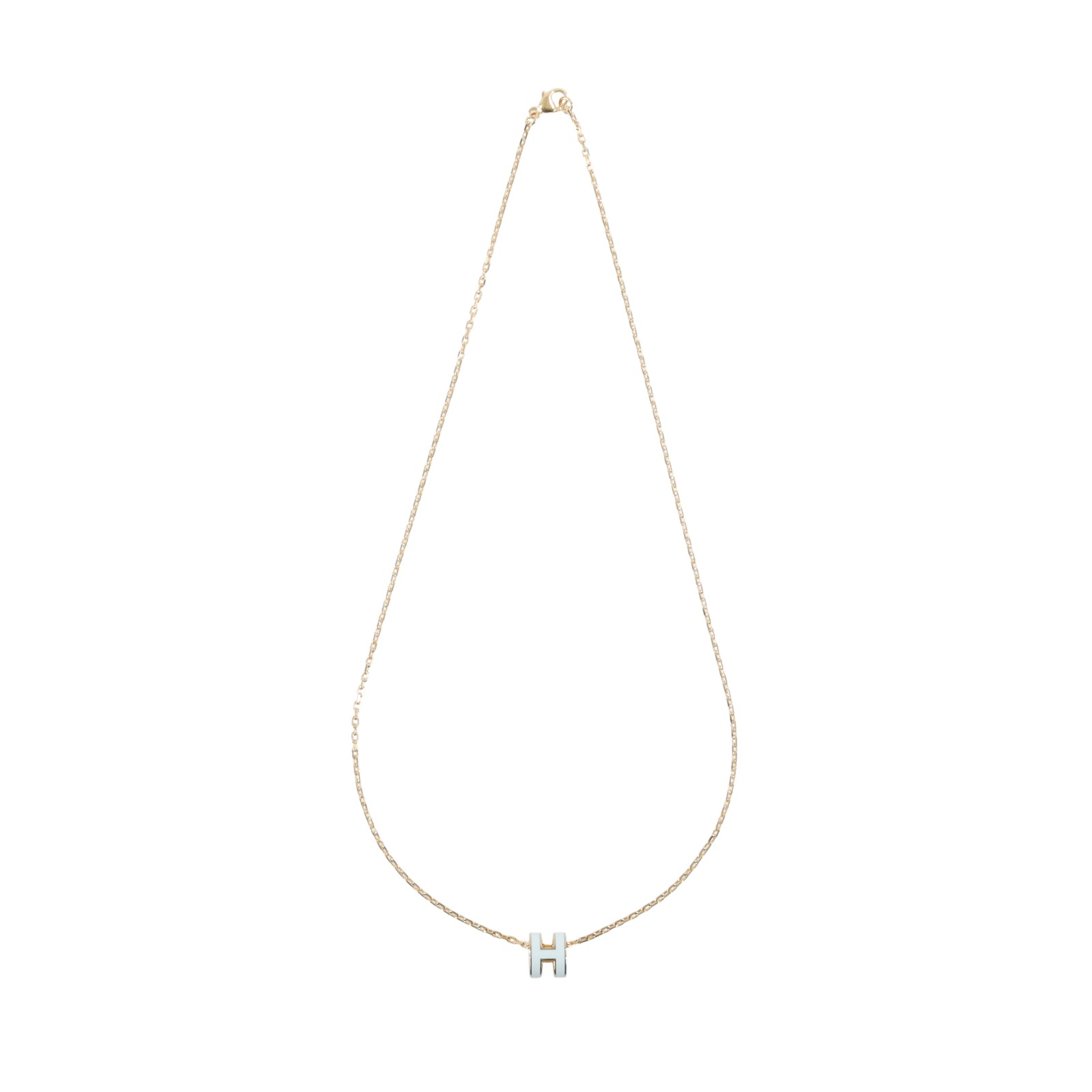 愛馬仕 Hermes Mini Pop H 墜飾 白色 H147992Fv49 ST0274 白 MINI POP H 項鍊 原廠盒子/防塵袋