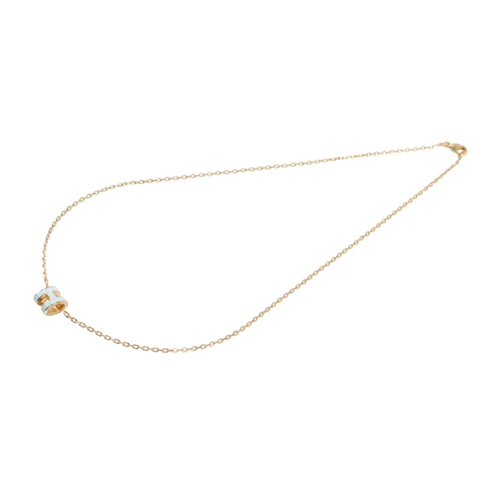 愛馬仕 Hermes Mini Pop H 墜飾 白色 H147992Fv49 ST0274 白 MINI POP H 項鍊 原廠盒子/防塵袋